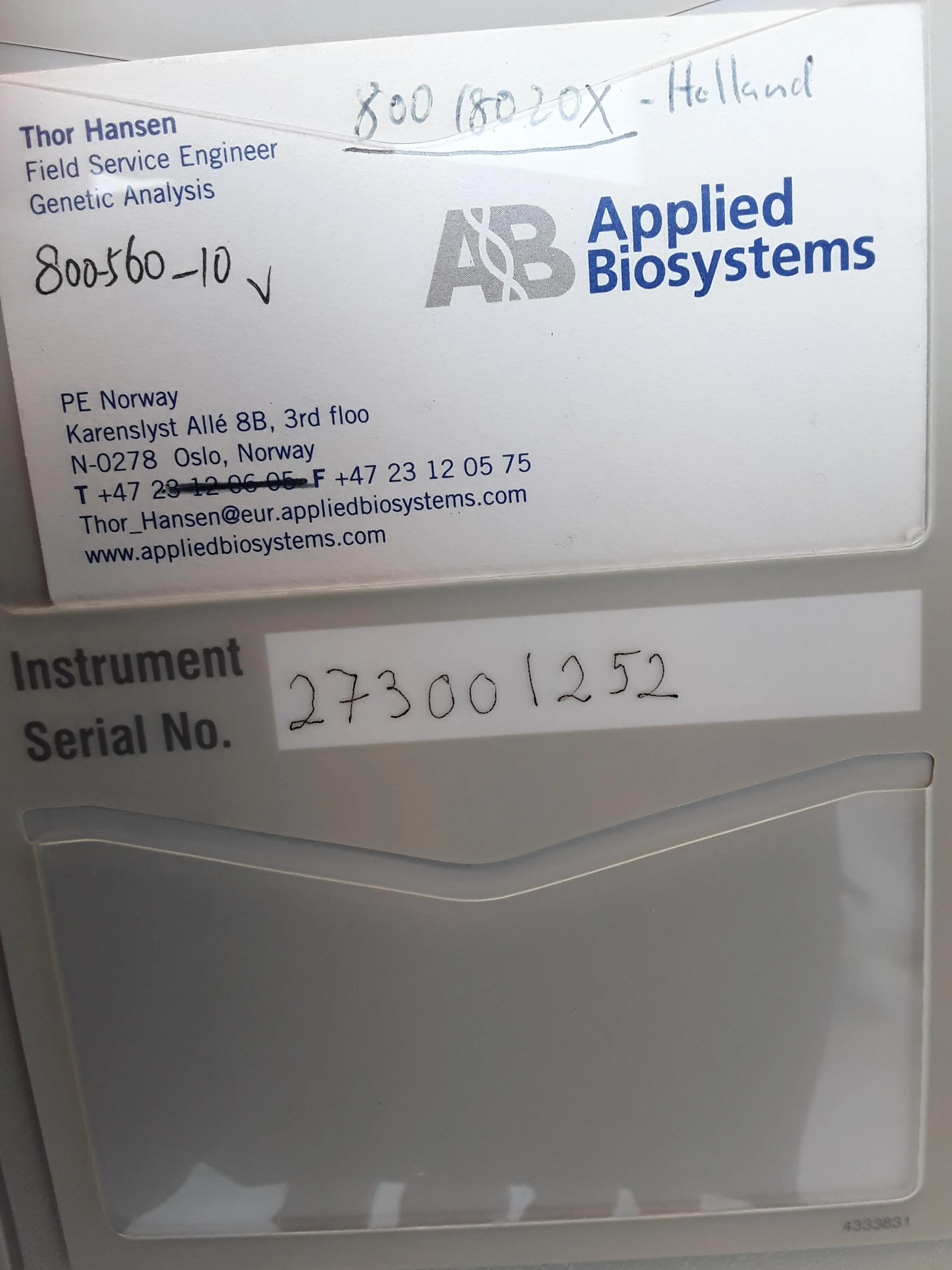 Applied Biosystems 7300 Real Time PCR System with 30-Day Warranty