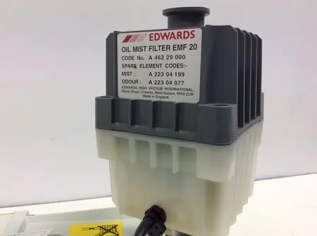 Edwards E2M30 Rotary Vane Vacuum Pump with EMF20 Oil Mist Filter