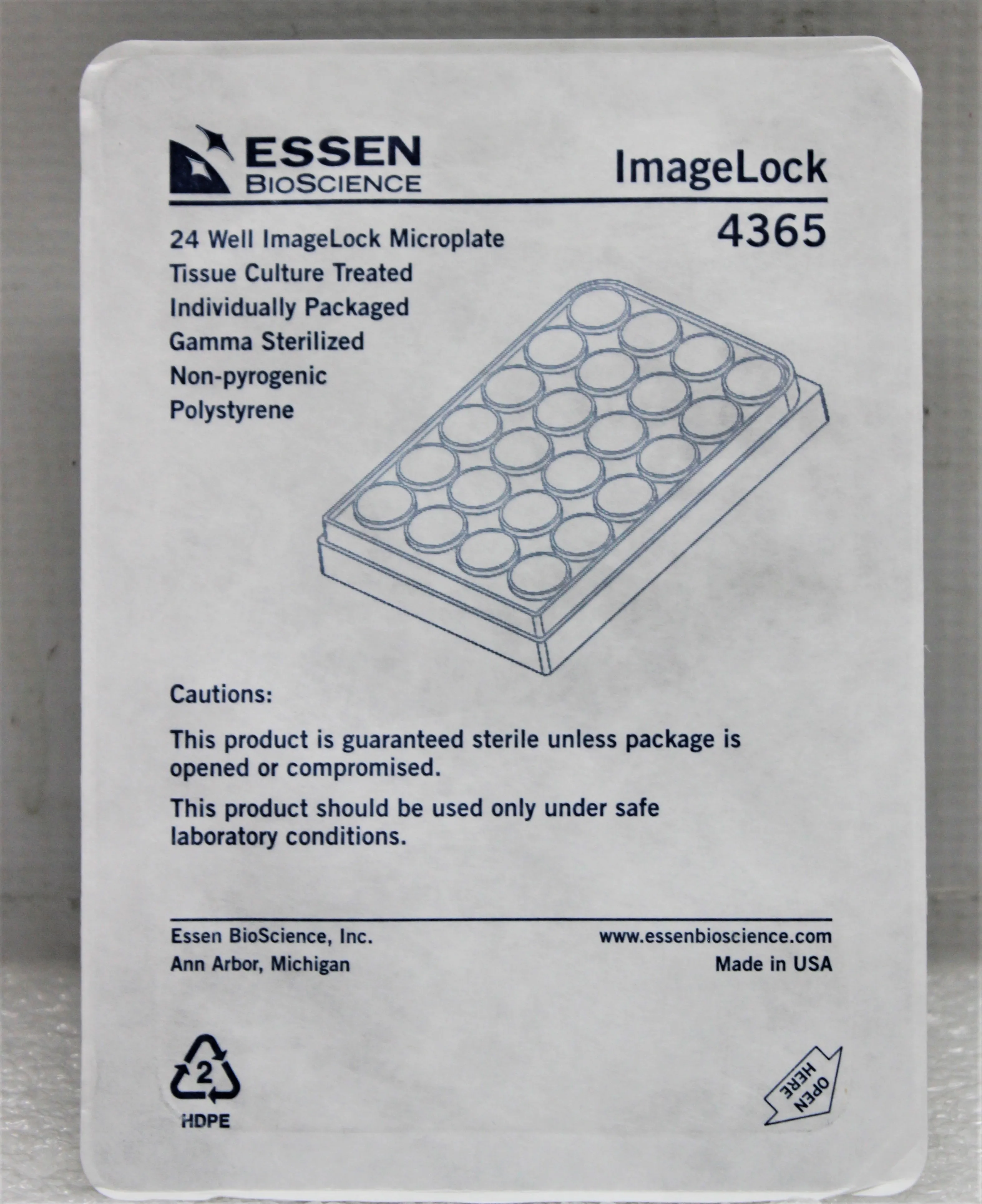 Essen BioScience 4365 24-well Cell Culture Plate