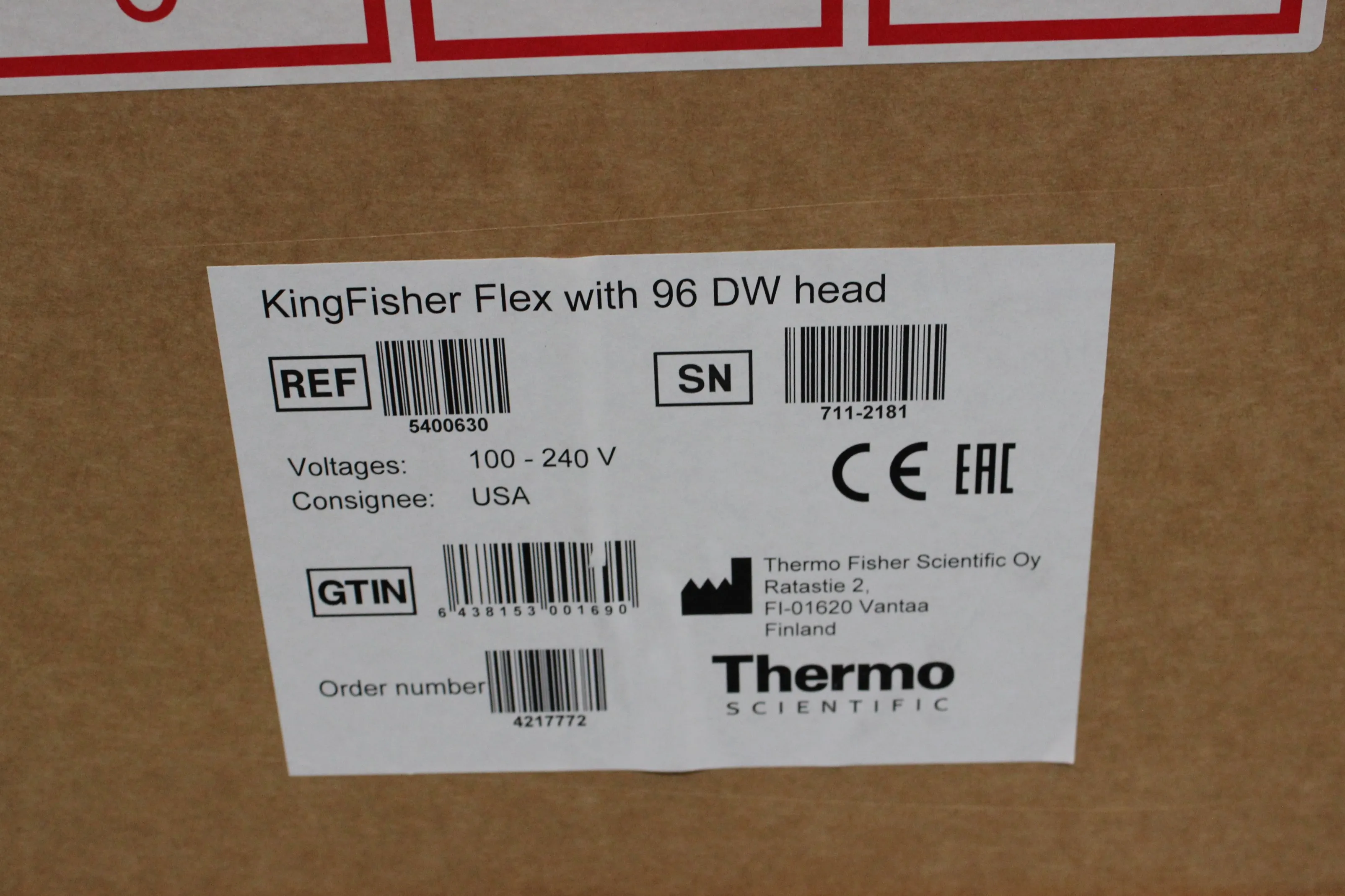 Thermo Fisher KingFisher Flex Purification System 5400630 - New, 30-Day Warranty