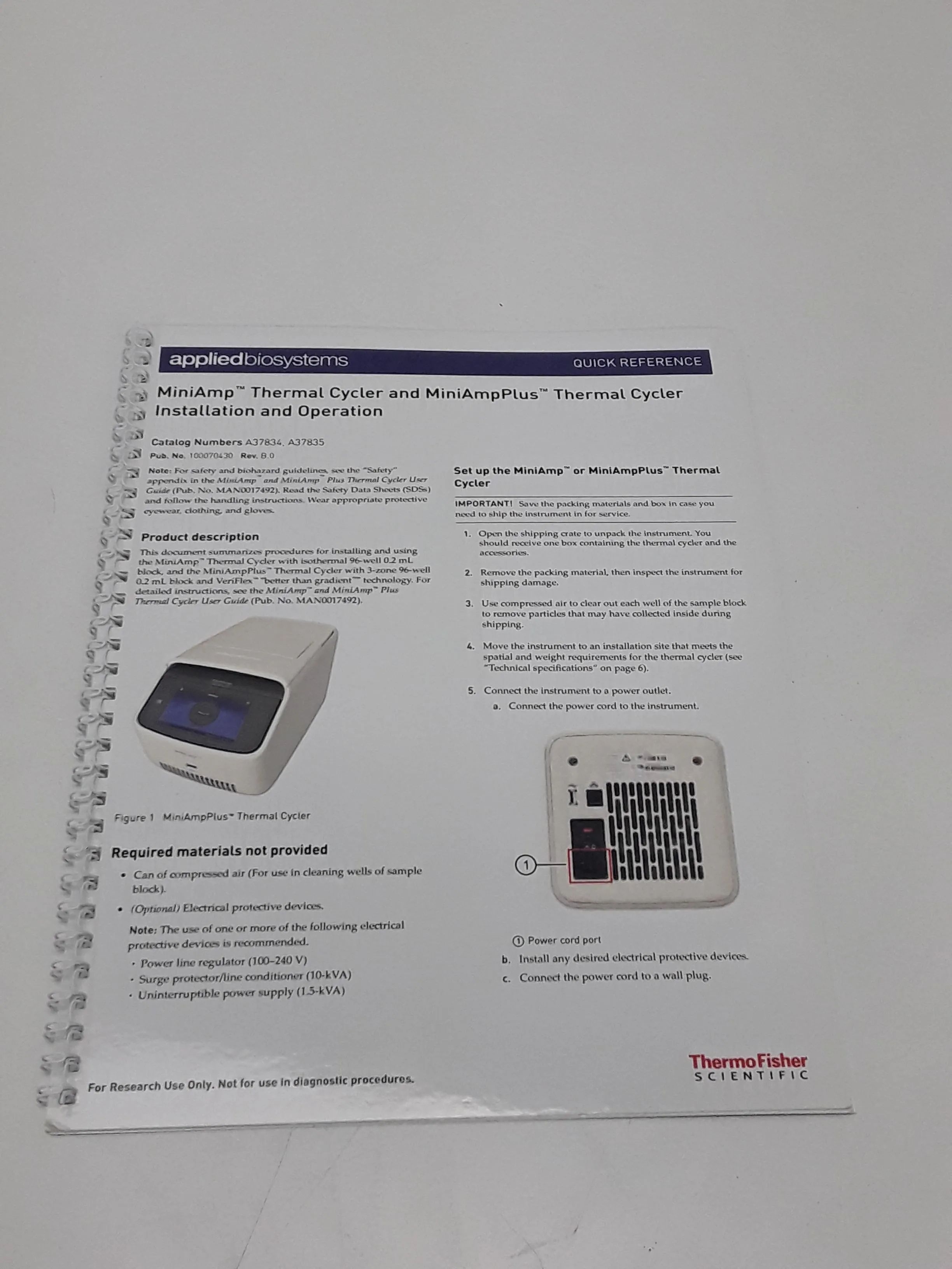 Applied Biosystems MiniAmp 96-Well Thermal Cycler PCR