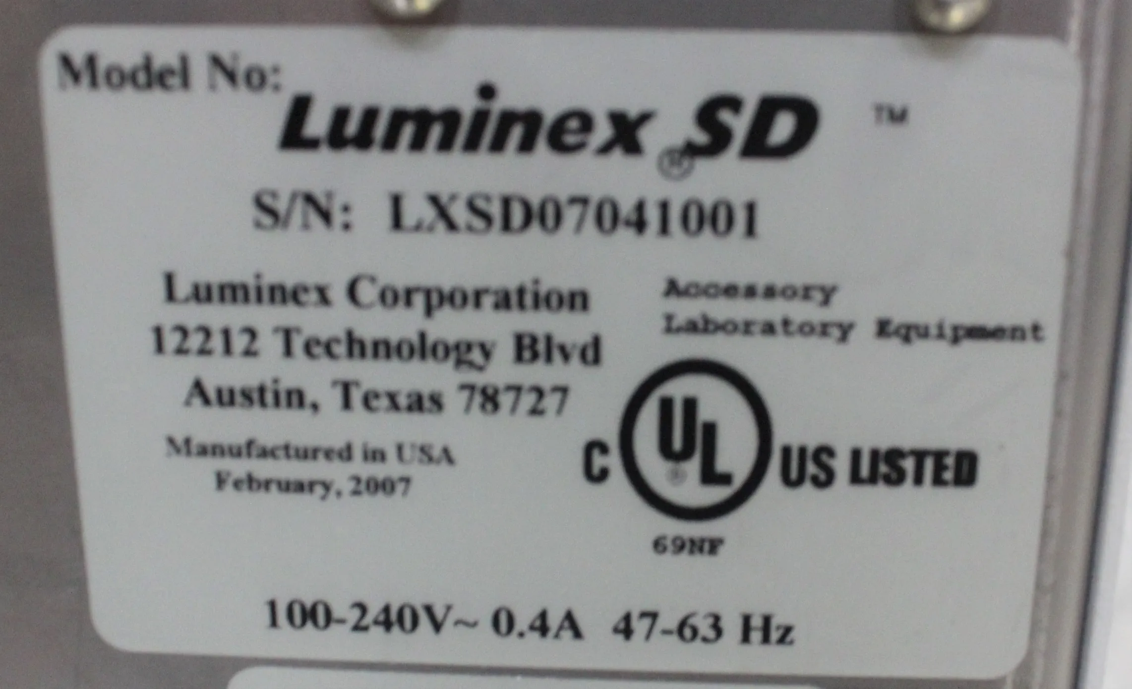 Luminex 200 Cell Analyzer by Luminex