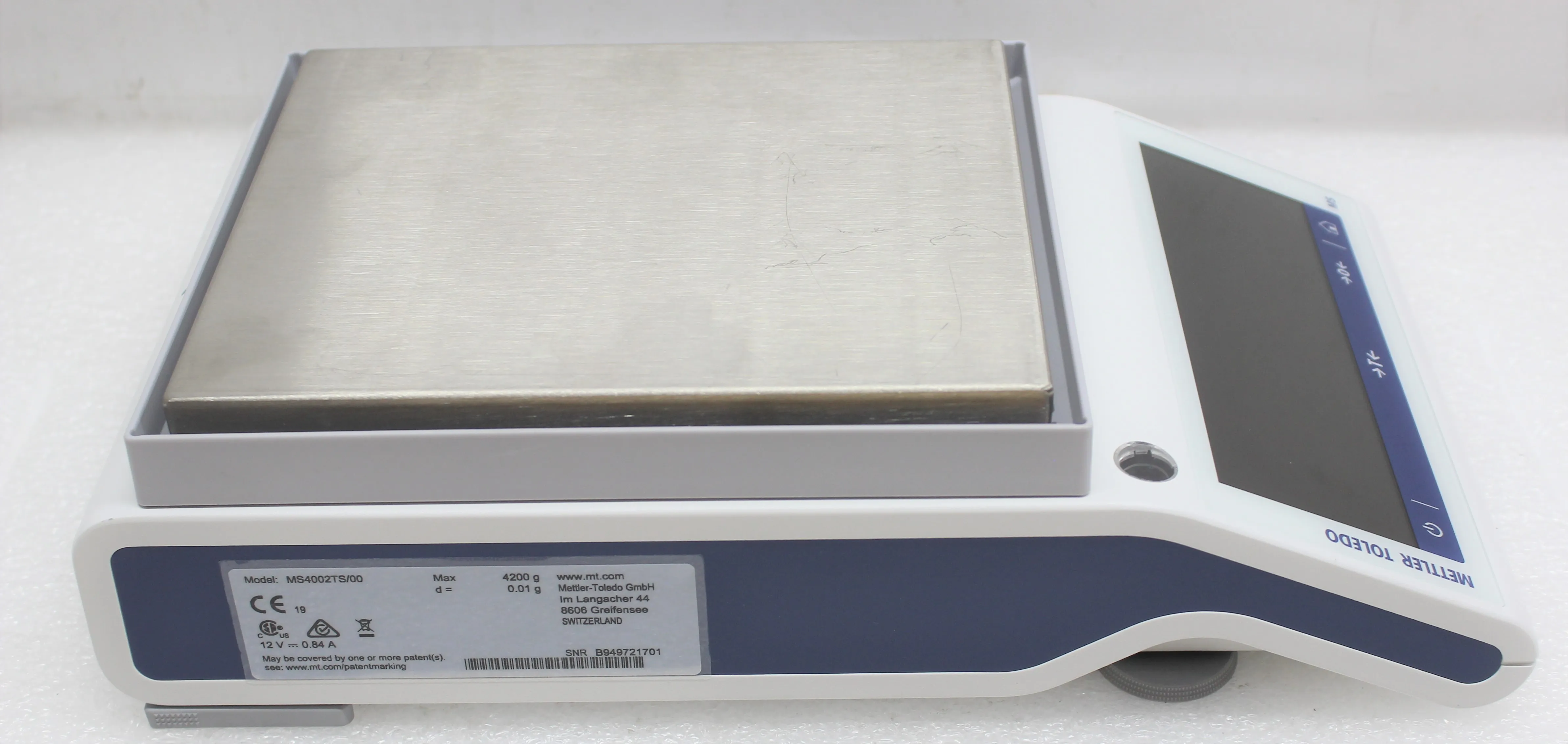 Mettler-Toledo MS4002TS Analytical Balance