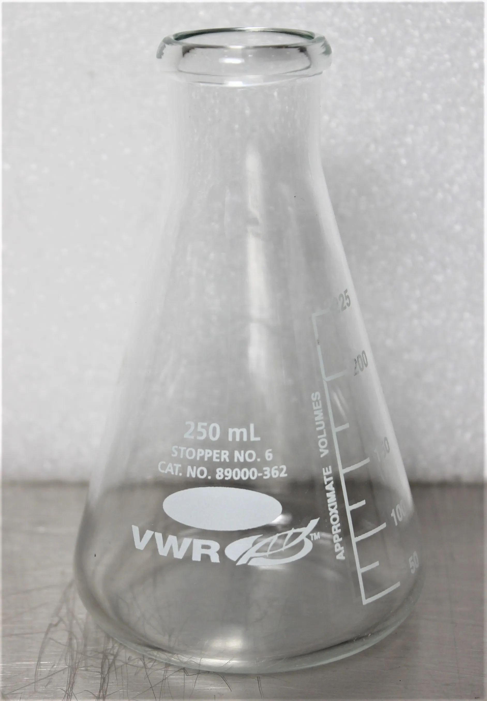 VWR Erlenmeter Flasks 10536-914 Narrow Mouth 250mL