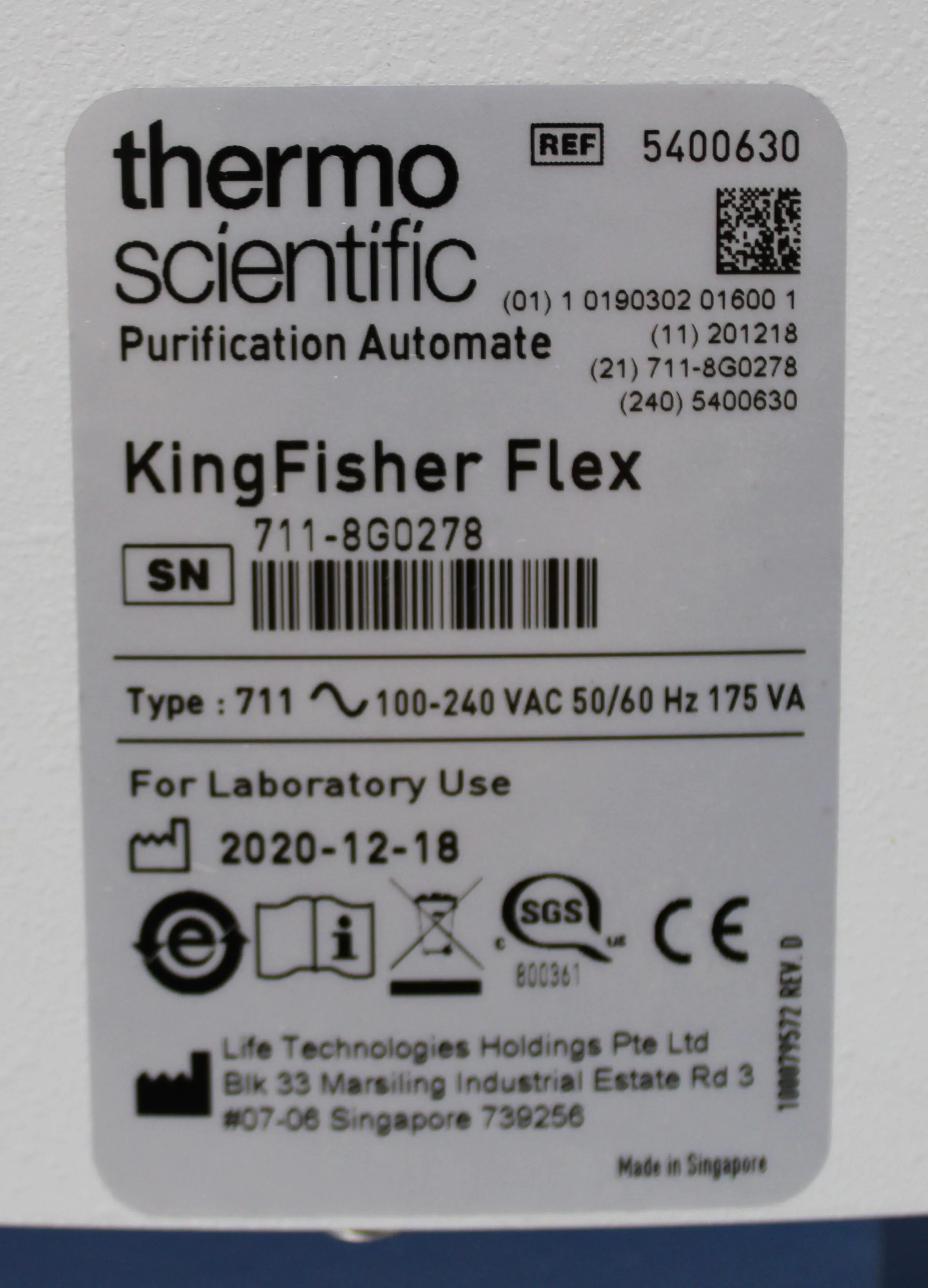 Thermo Scientific KingFisher Flex Automated Purification System 5400630