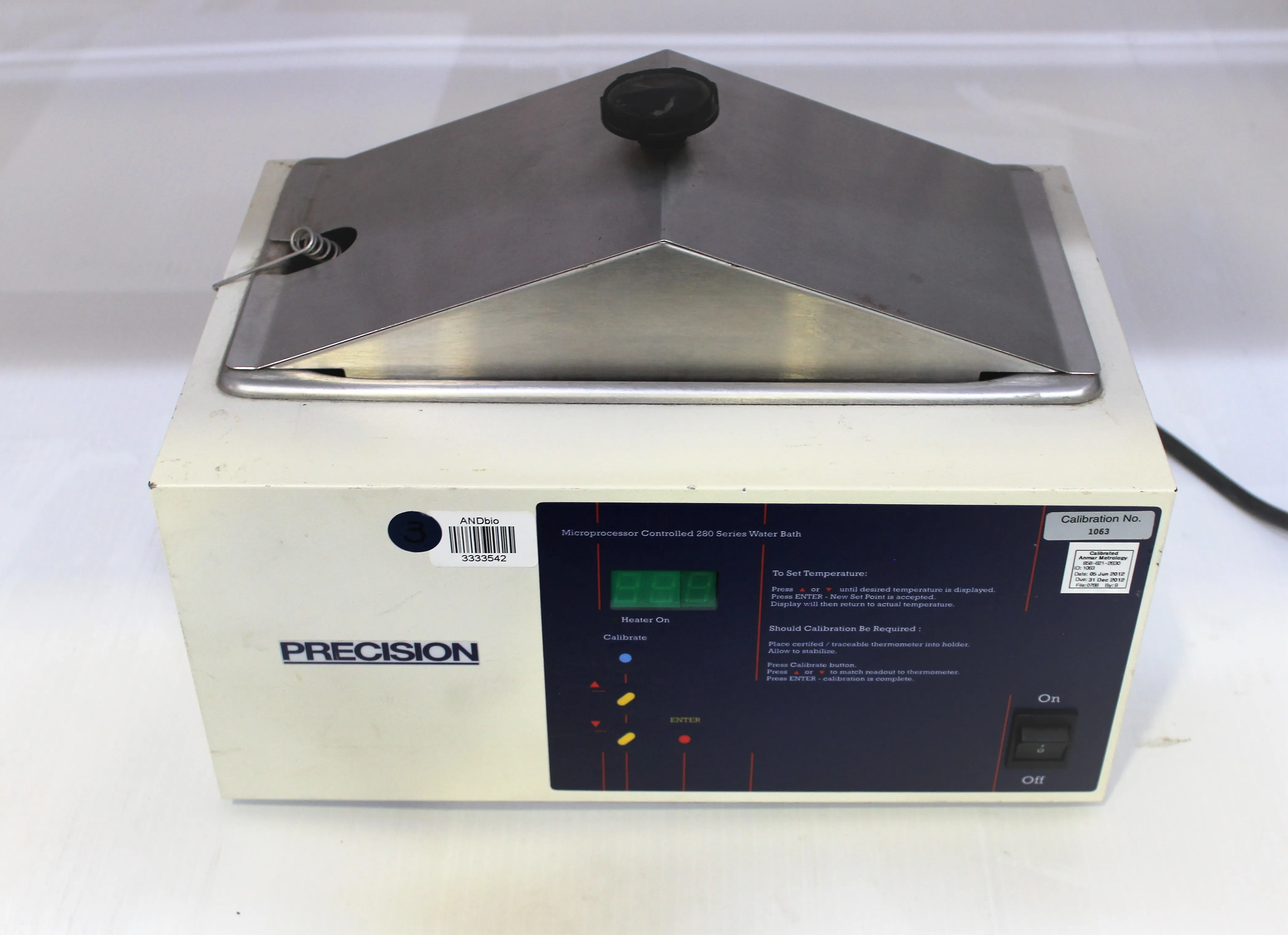 Precision 280 Series Microprocessor Based Water Bath