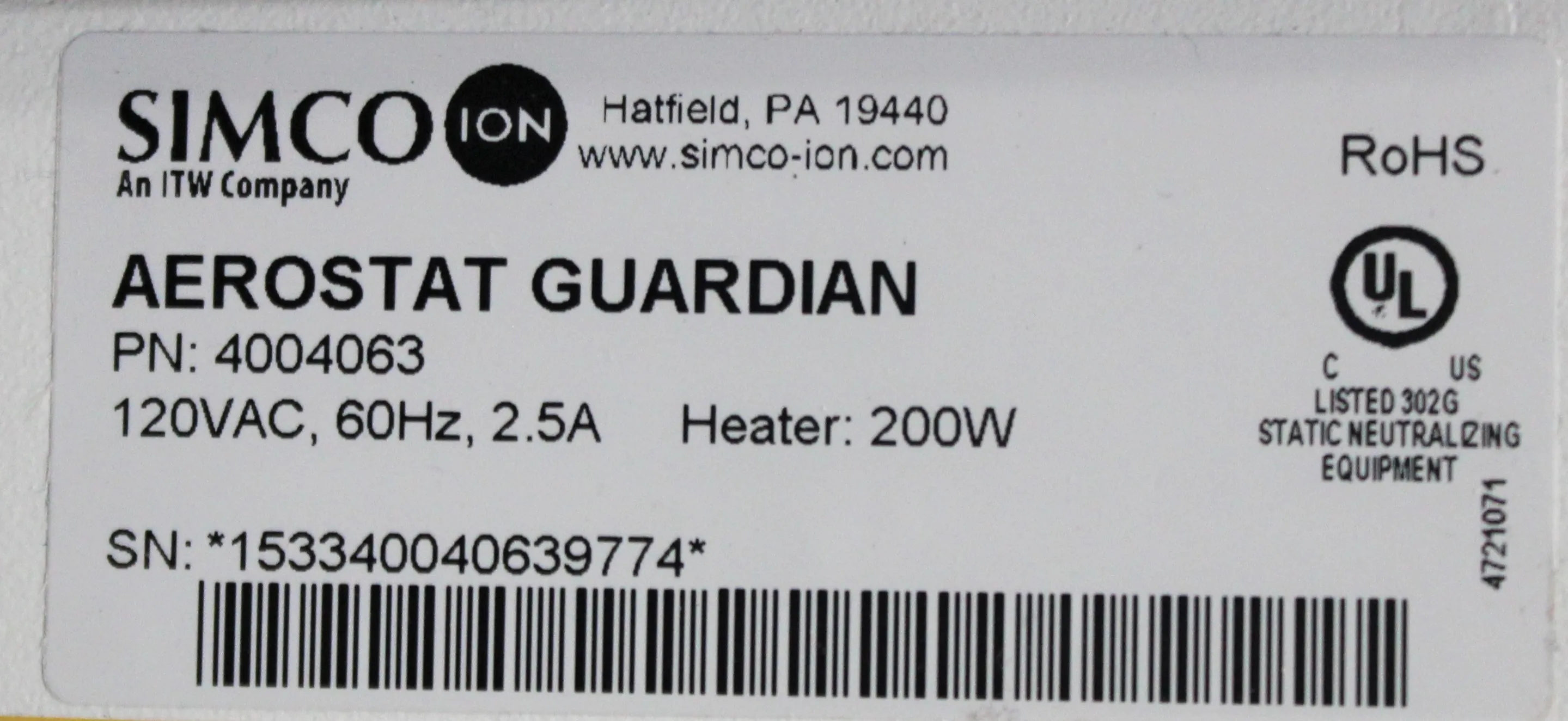 Simco Aerostat Guardian Hood