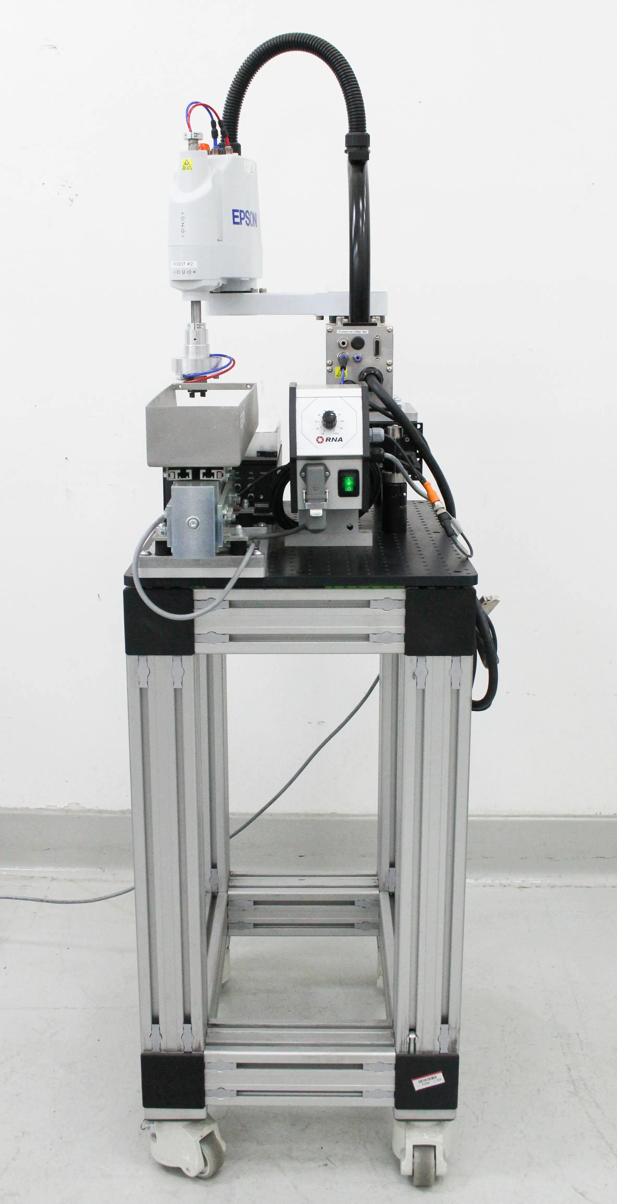 Epson G3-351S SCARA Industrial Robot on Custom Mobile Cart