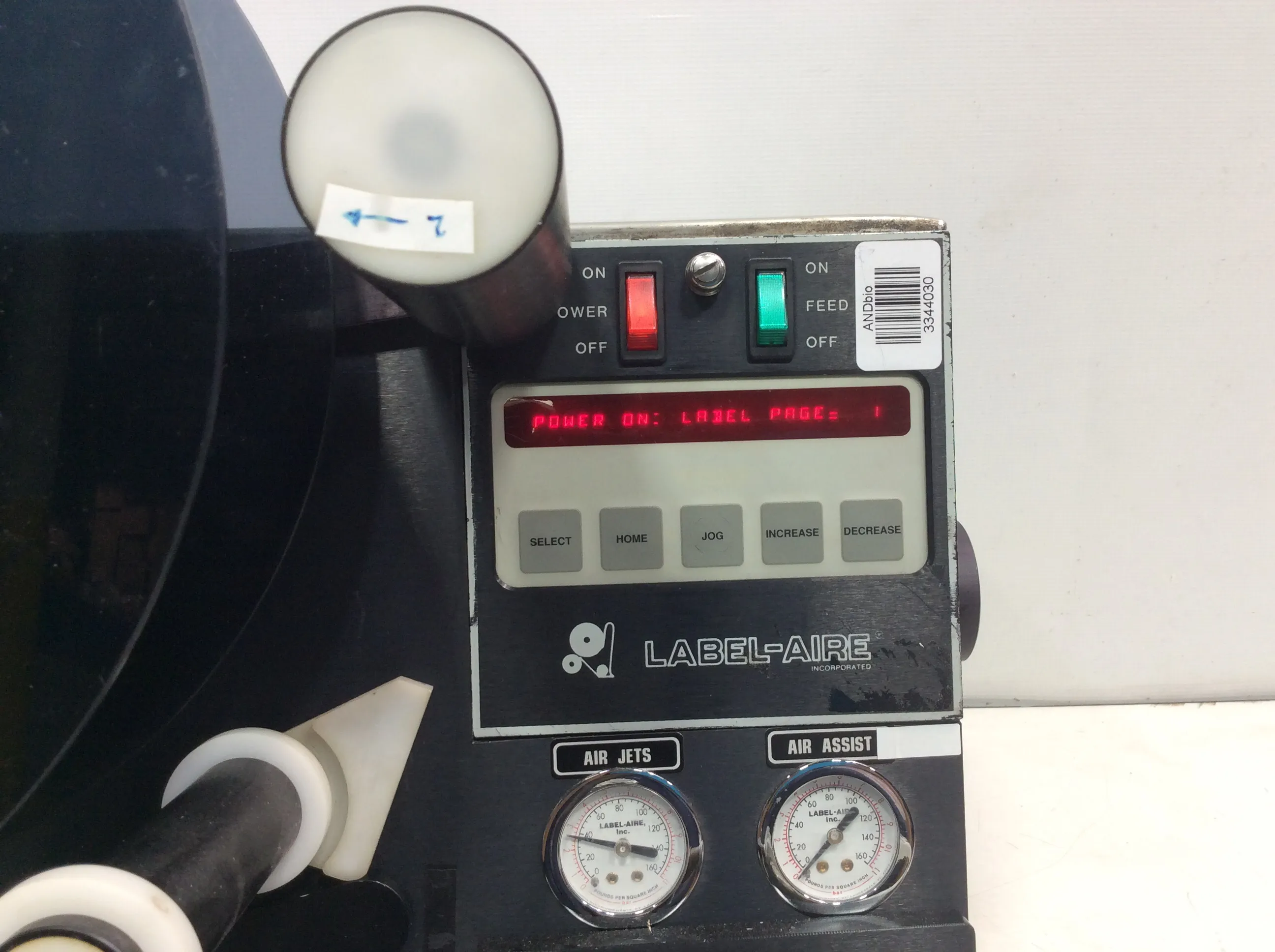 Label-Aire Pressure Sensitive Labeler 2114M