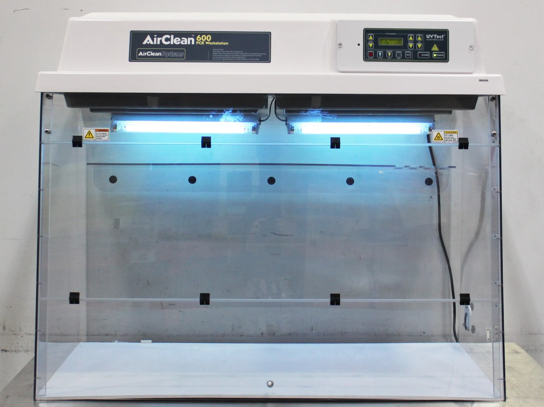 Used Air Clean Systems AC648TLFUVC PCR Enclosure Class 1 Hood