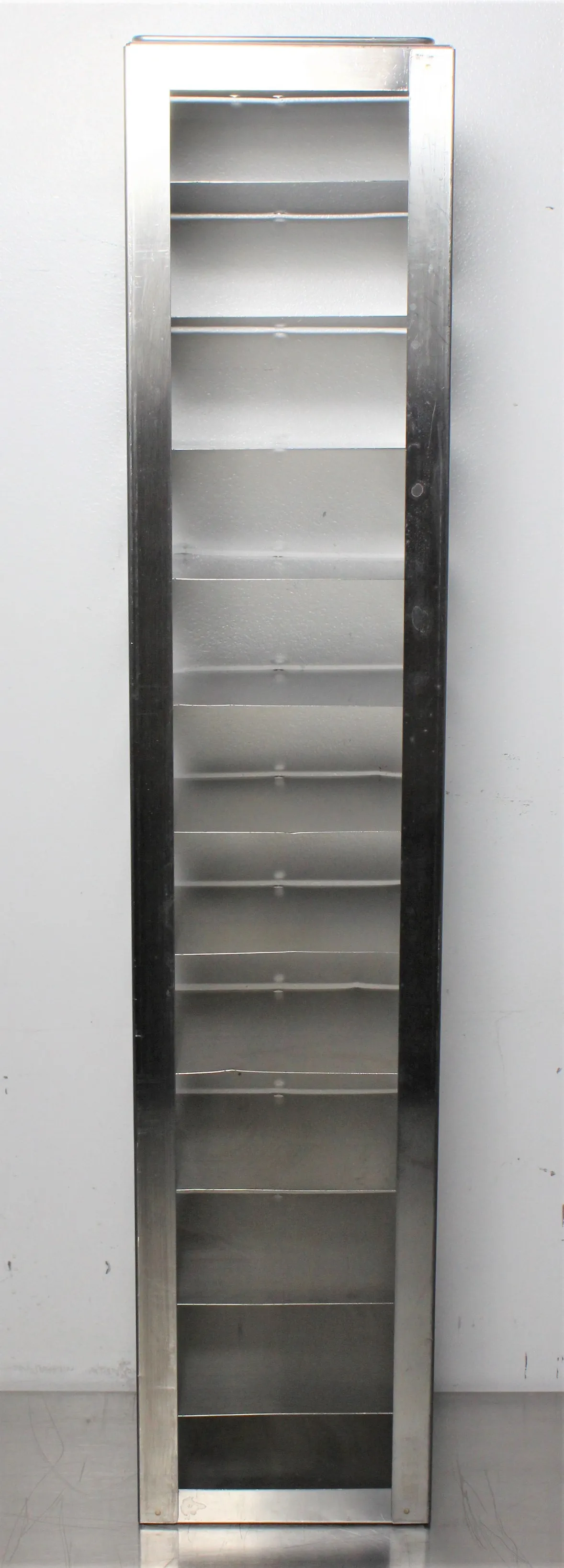 Upright Freezer Rack 12-Compartment - Used Laboratory Cold Storage Equipment