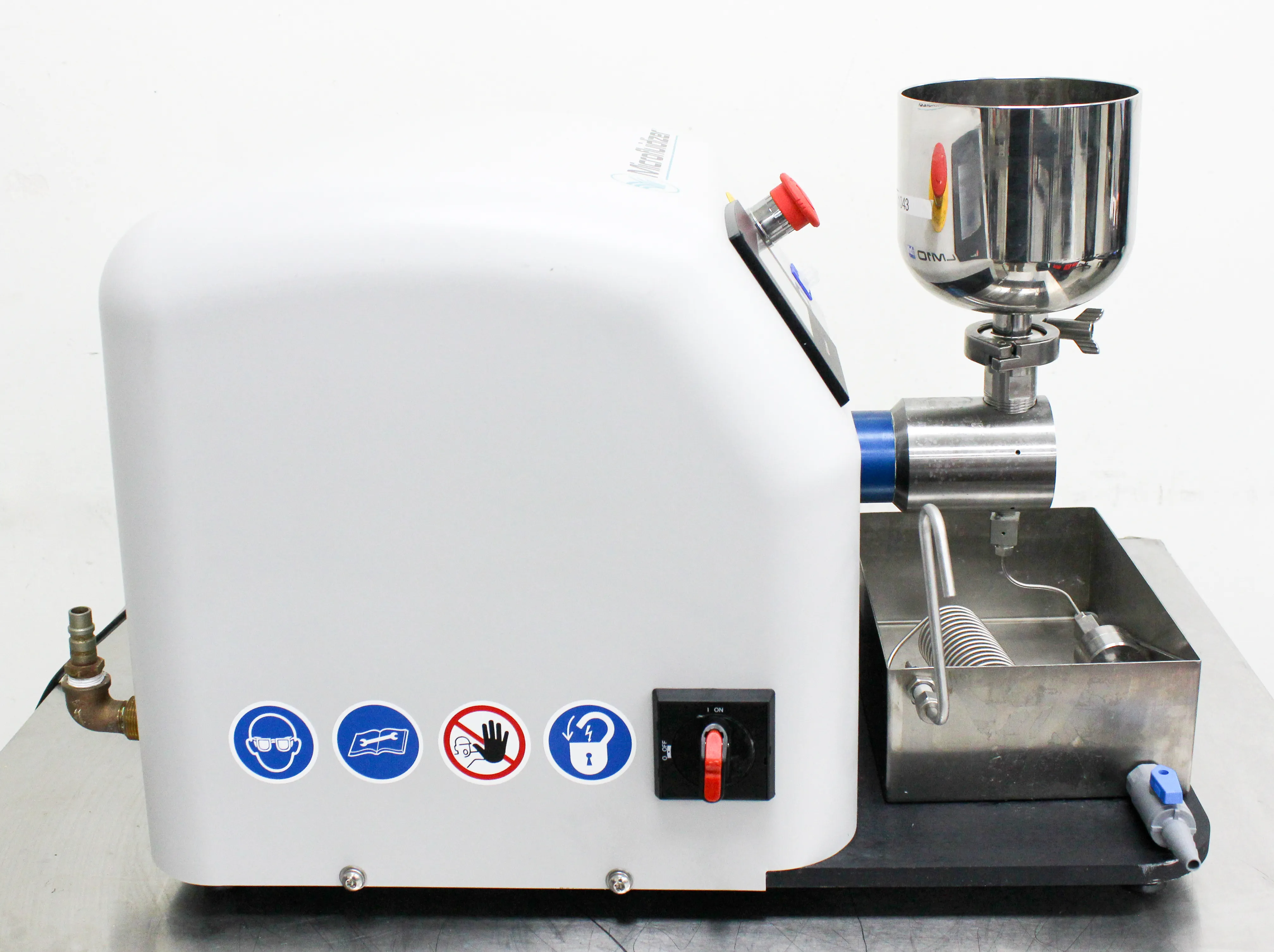 Microfluidics LM10 Microfluidizer High Shear Fluid Processor Lab Homogenizer