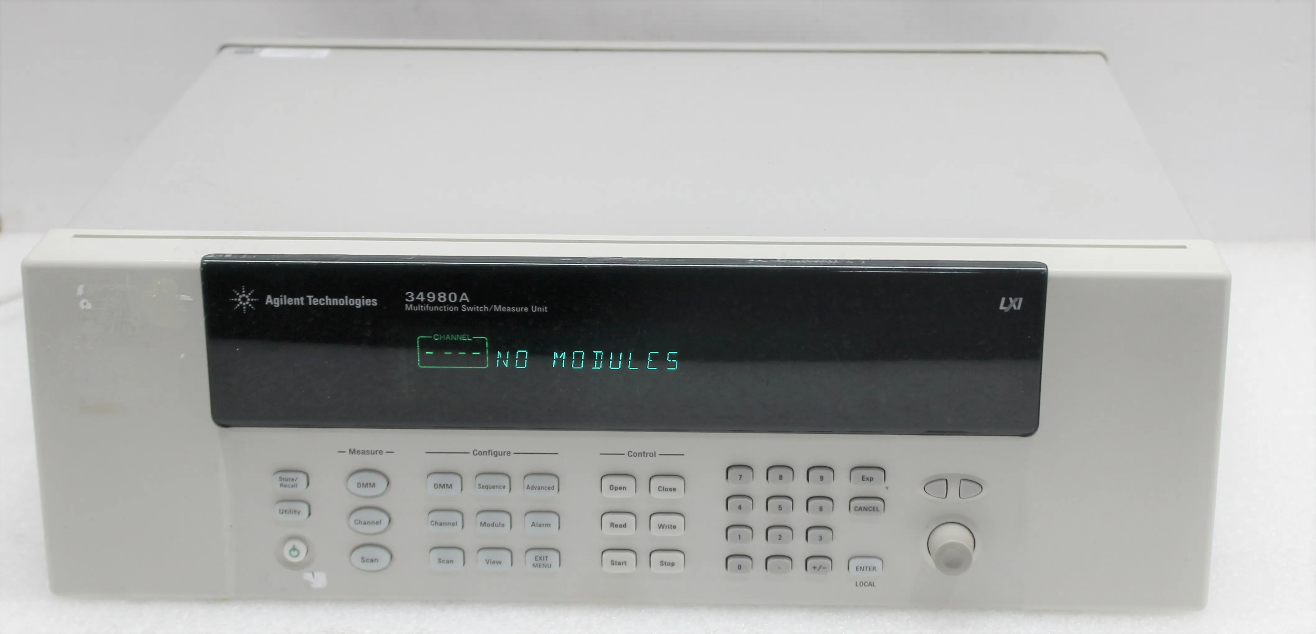 Agilent 34980A Eight-Slot Mainframe with 6.5 Digit DMM