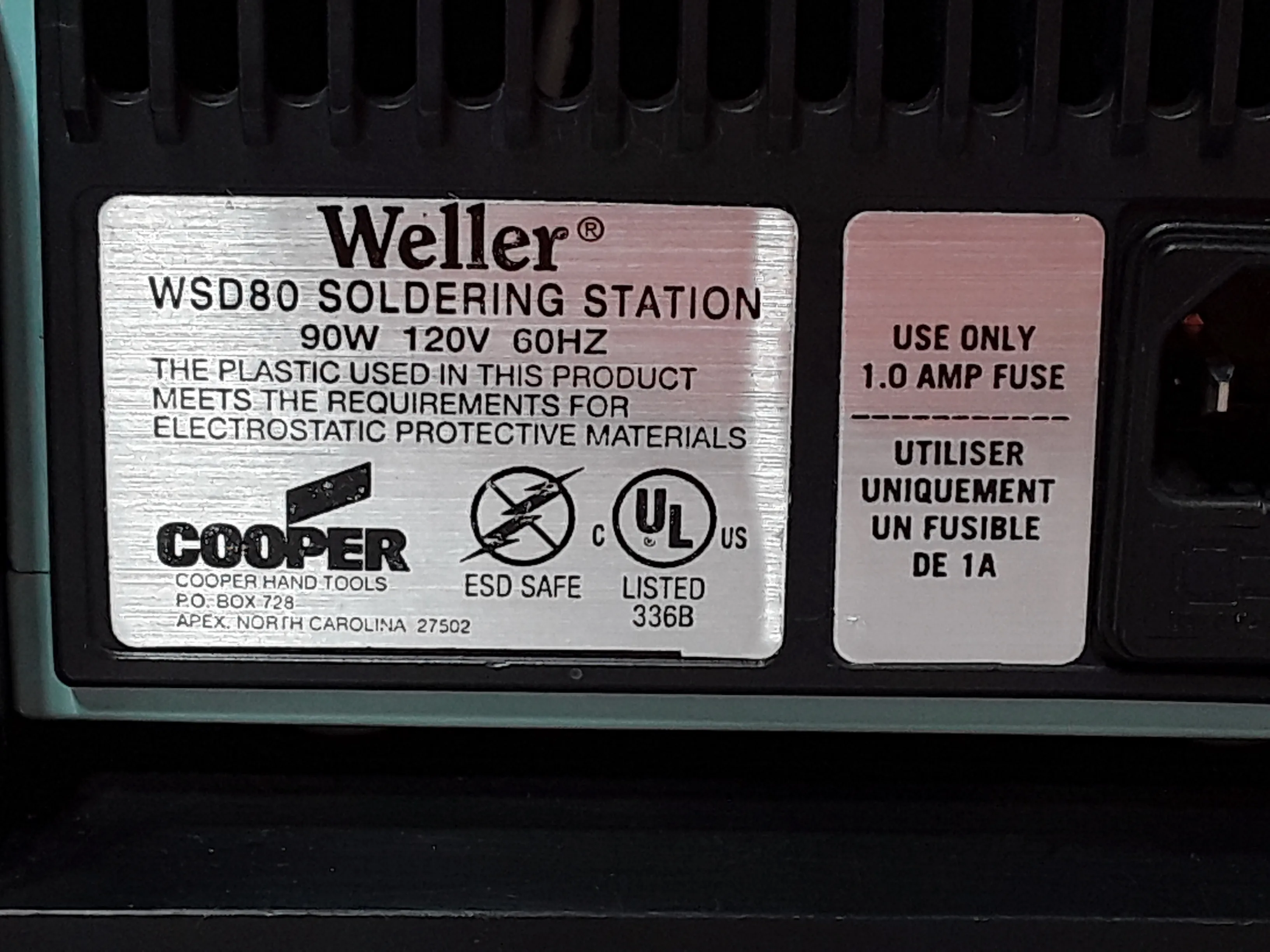 Weller WSD80 Soldering Station 450 Degrees