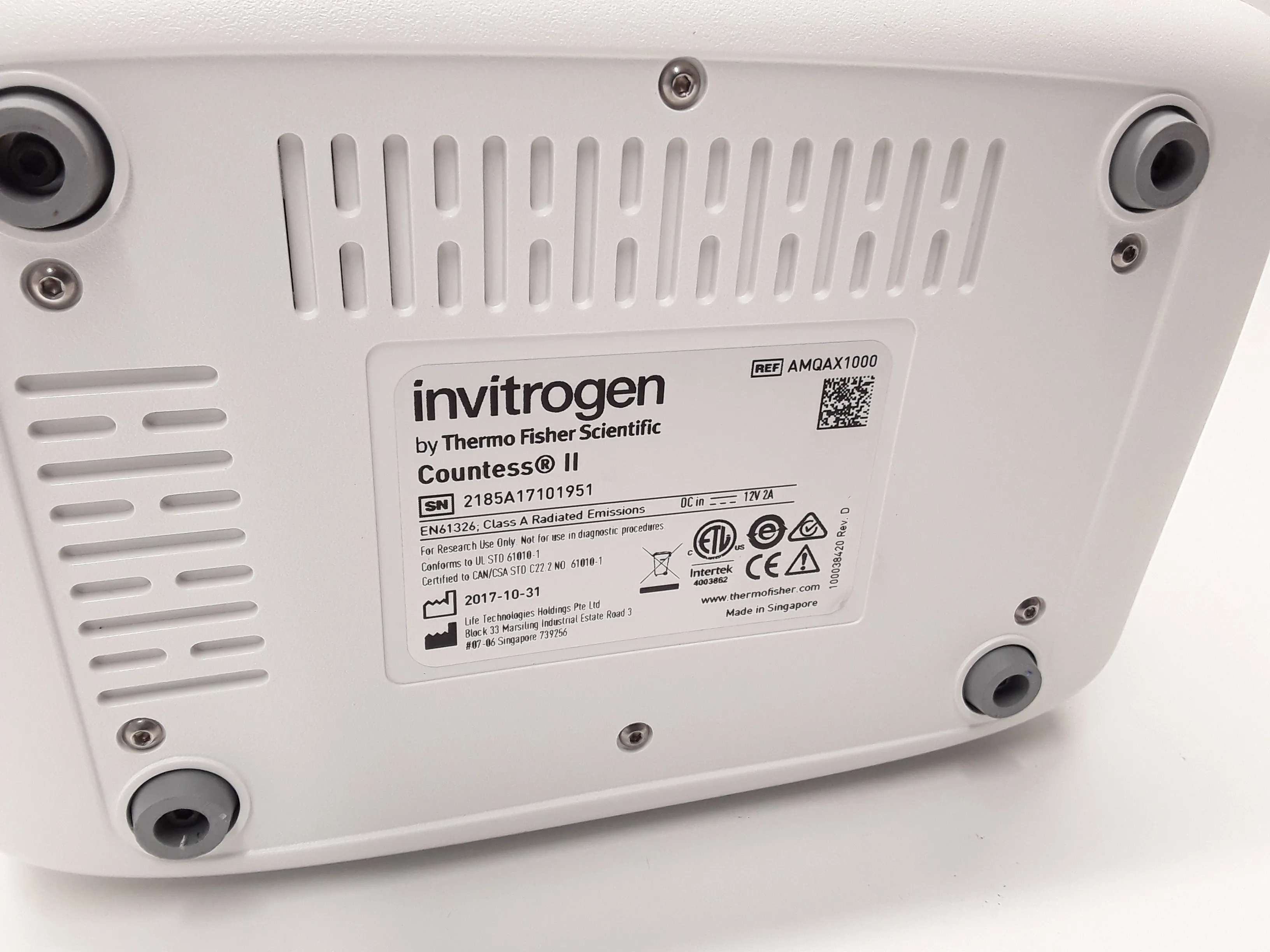 Invitrogen Countess II Automated Cell Counter