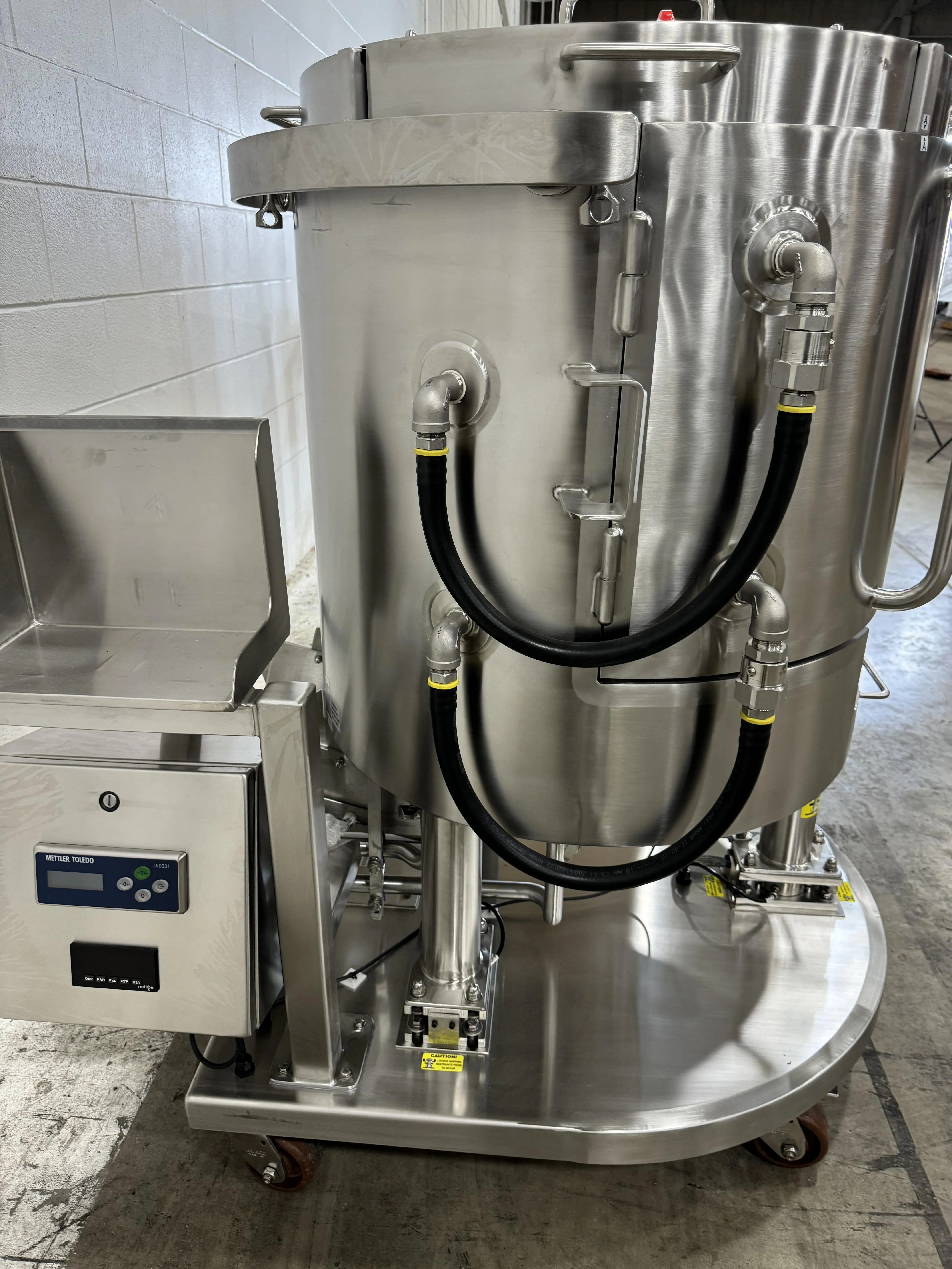 Millepore Mobius Power Mix 200L Single Use Mixing System, Jacketed Stainless