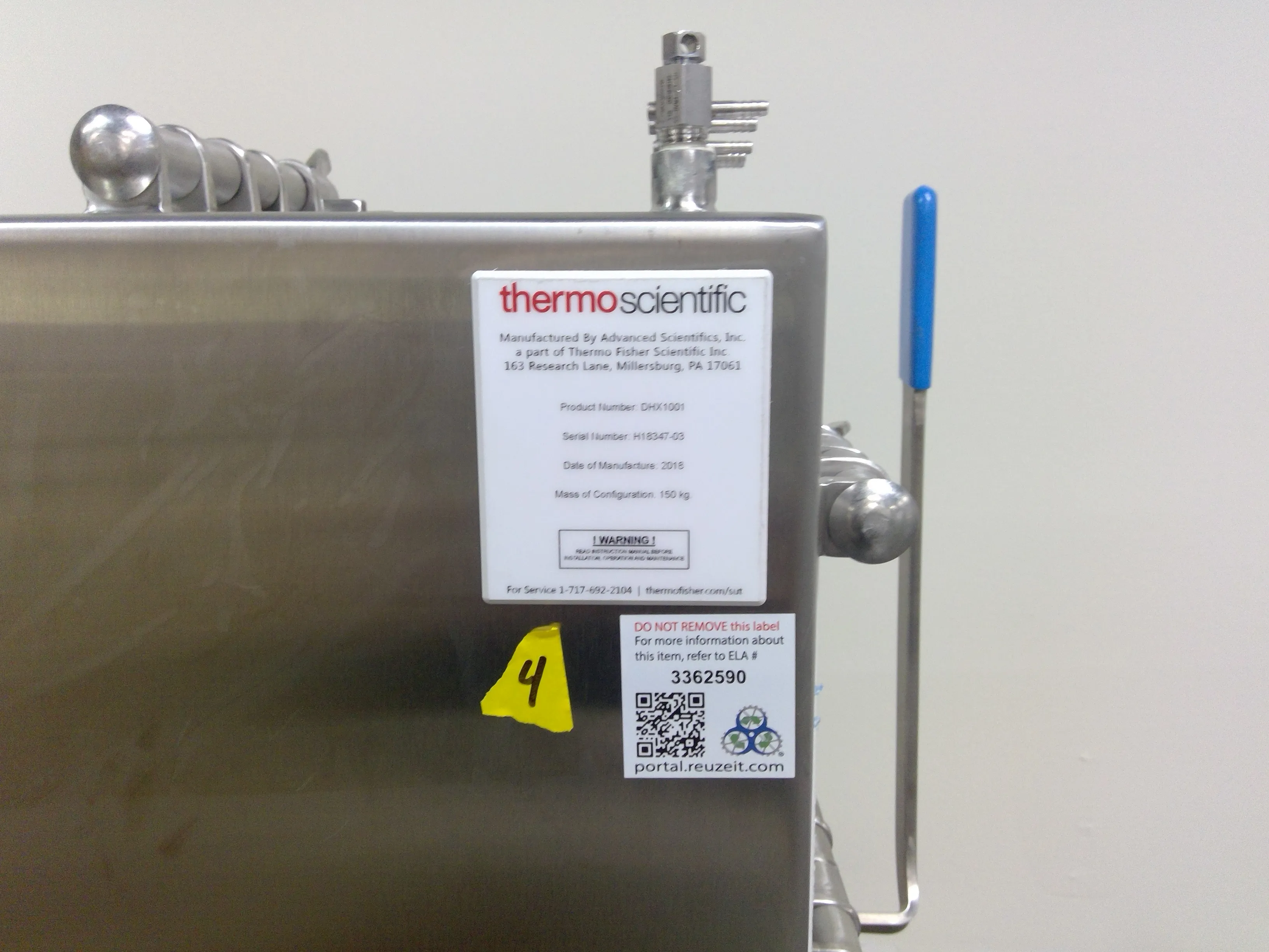 Thermo Scientific DHX1001 Heat Exchanger 