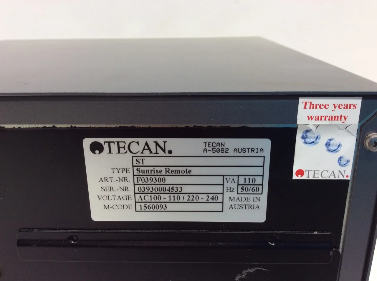 Tecan ST Sunrise Remote F039300 Liquid Handling Controller