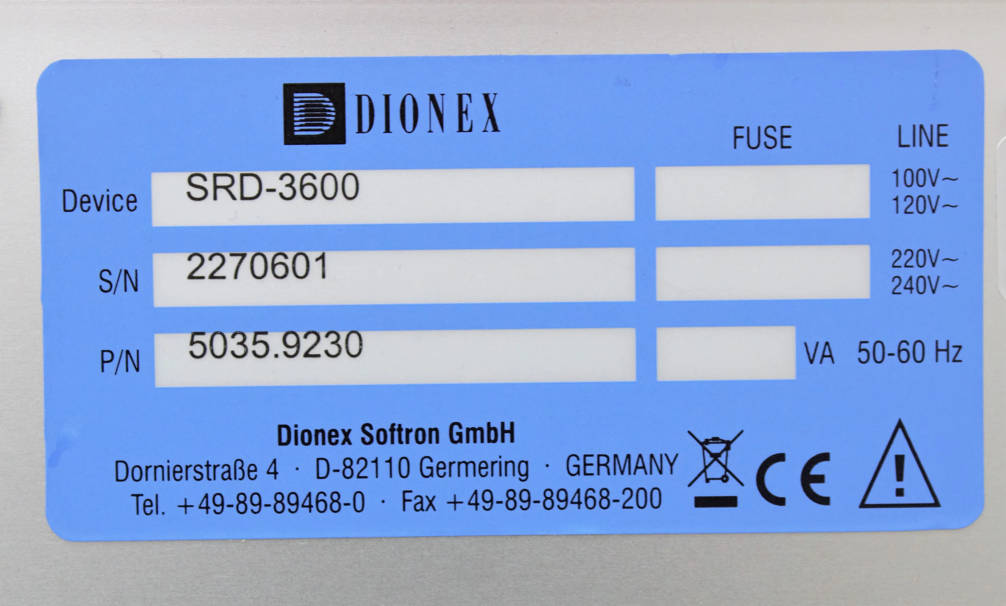 Thermo Scientific Dionex UltiMate 3000 RS HPLC System