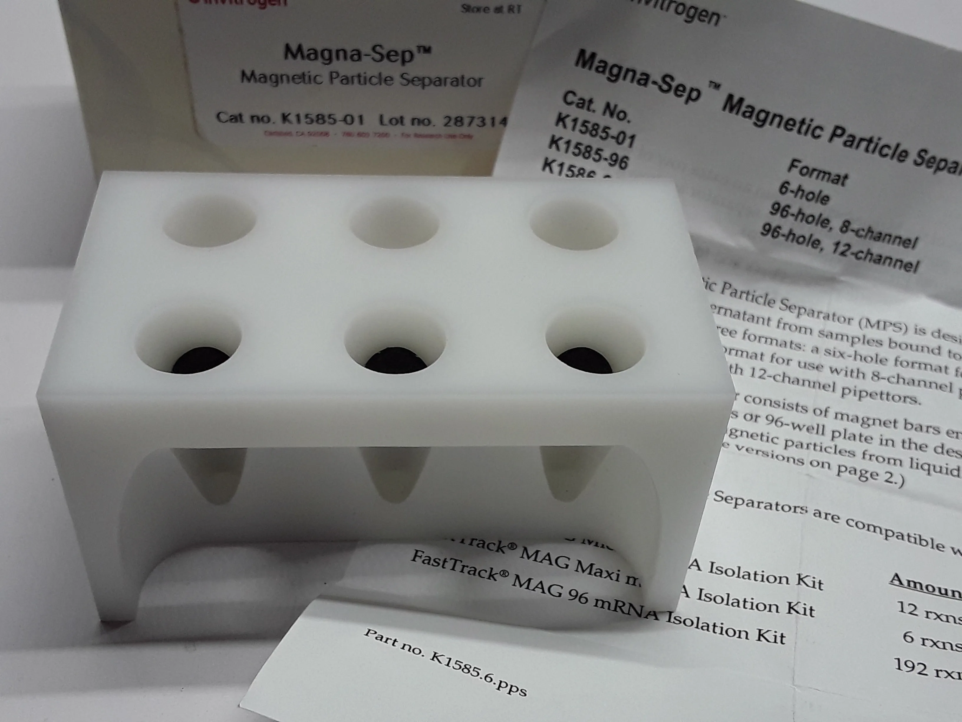 Invitrogen Magna-Sep K1585-01 Magnetic Particle Separator