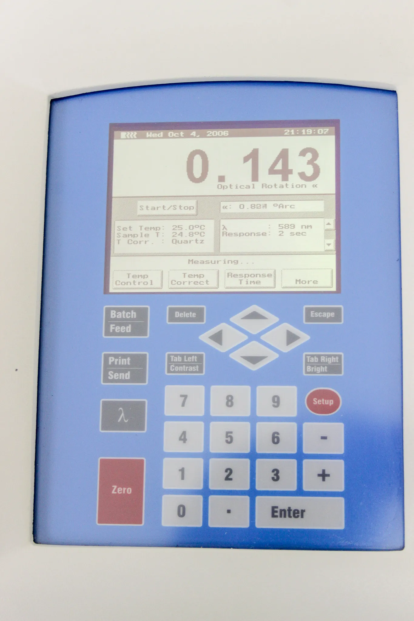 Rudolph Research Analytical Automatic Polarimeter A20766 APV/6W