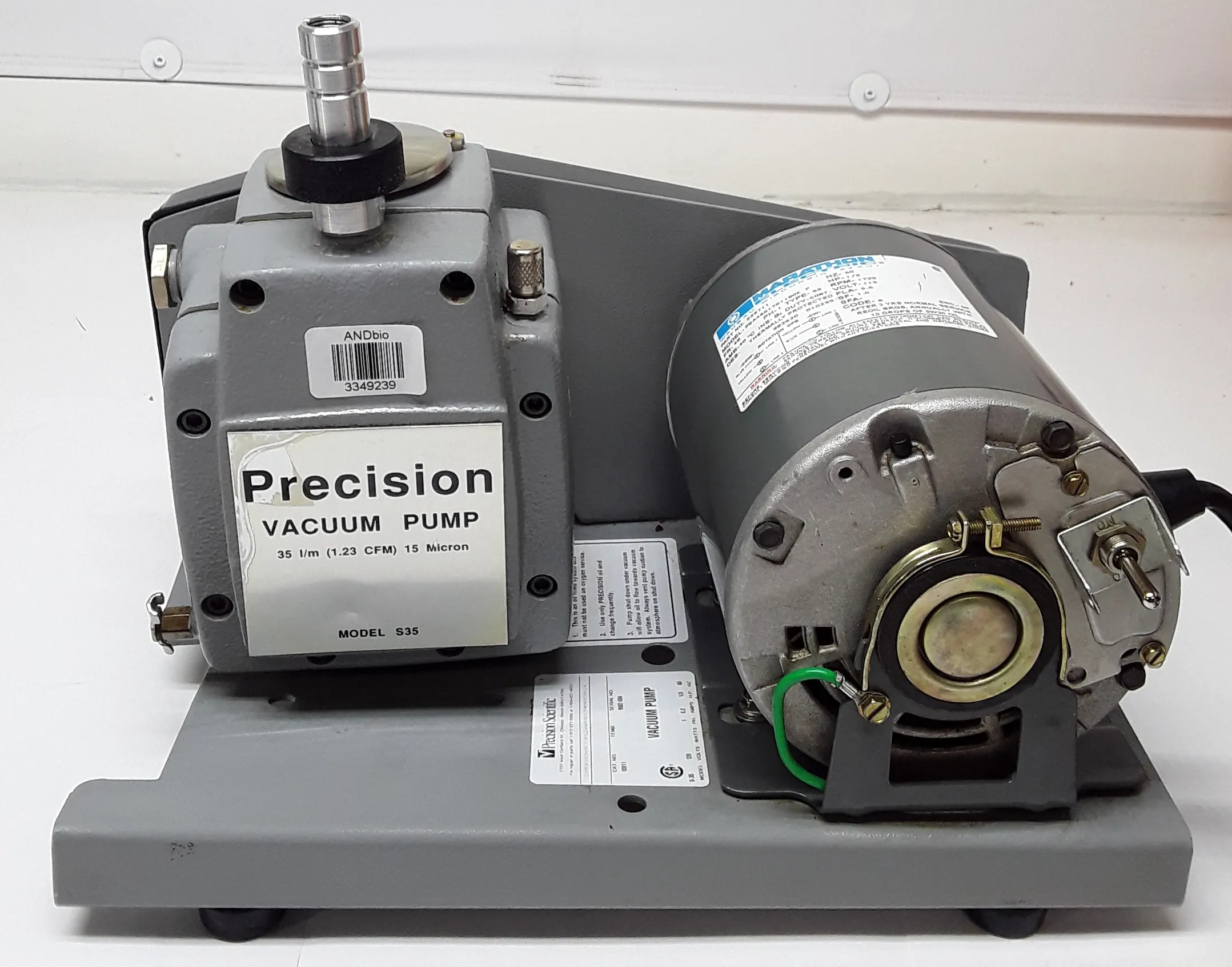 Precision Scientific S-35 Pump with 30-Day Warranty