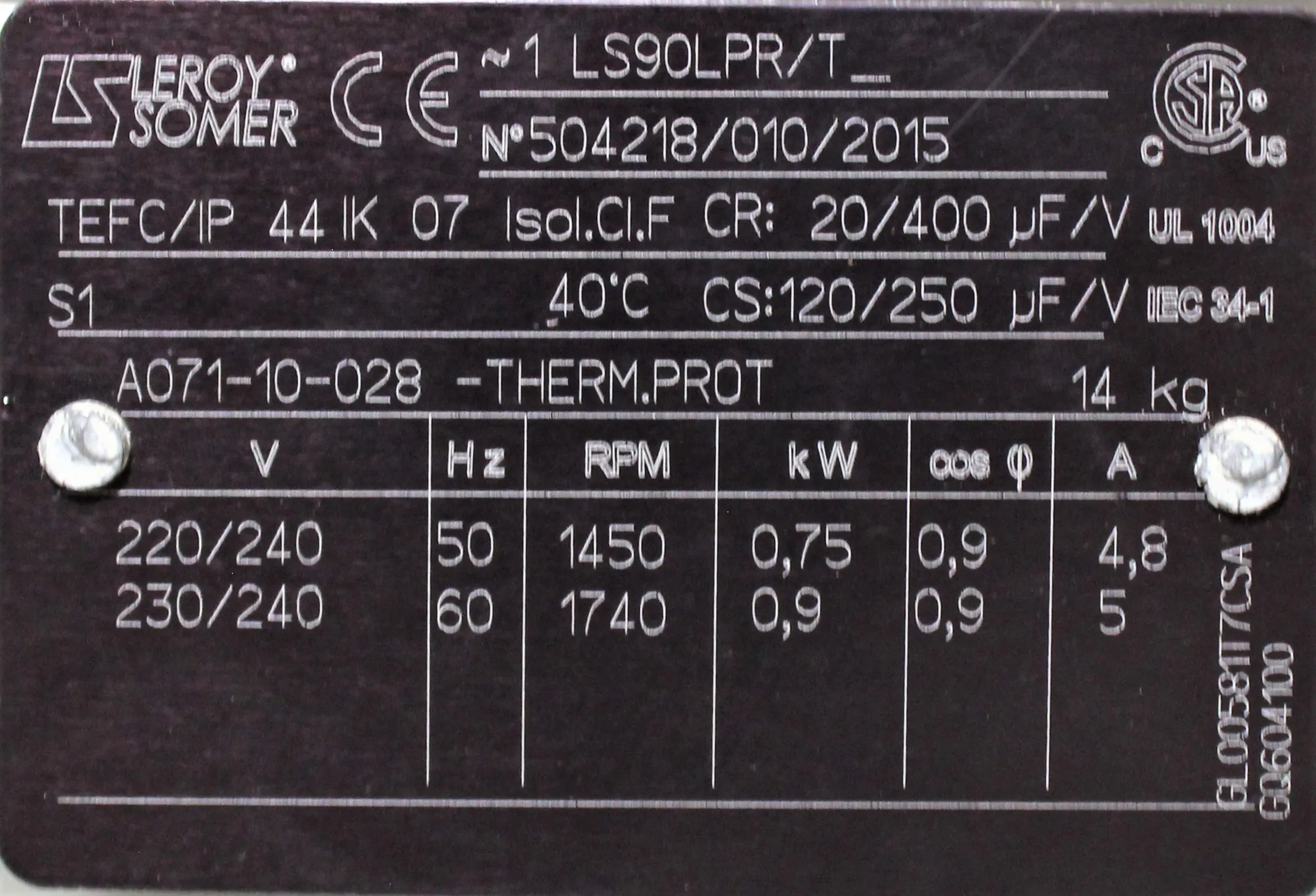 Edwards E1M18 Vacuum Pump