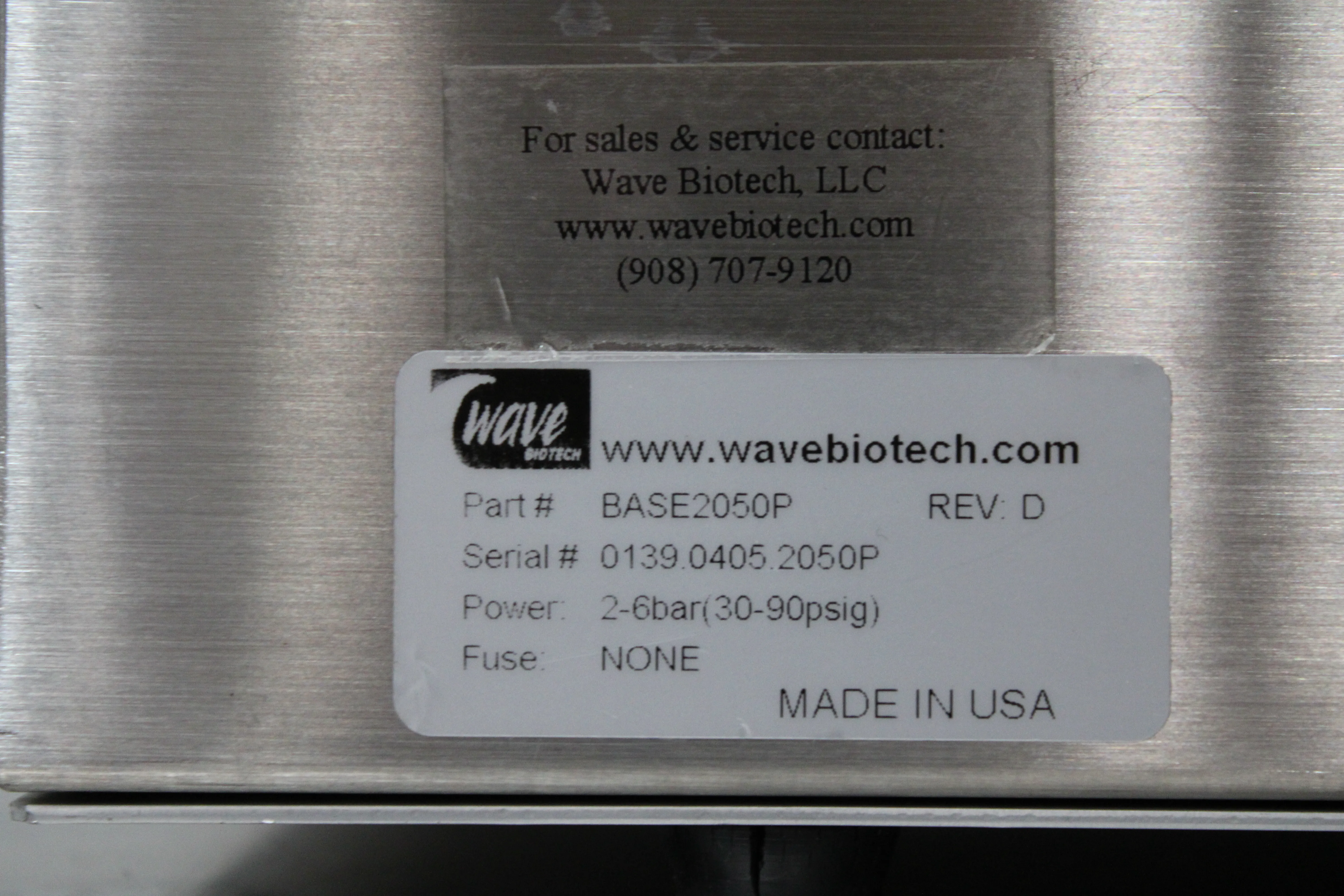 Wave Biotech Base 20/50EH Bioreactor - Used Laboratory Equipment