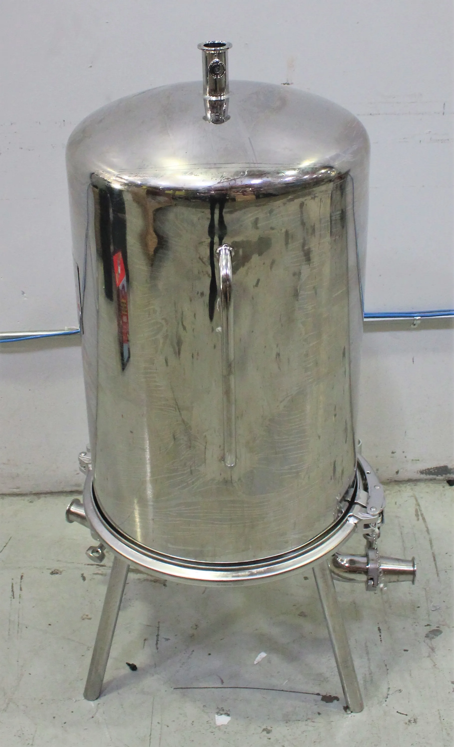 Used CUNO Stainless Steel Sanitary Filter Housing Model 4527405