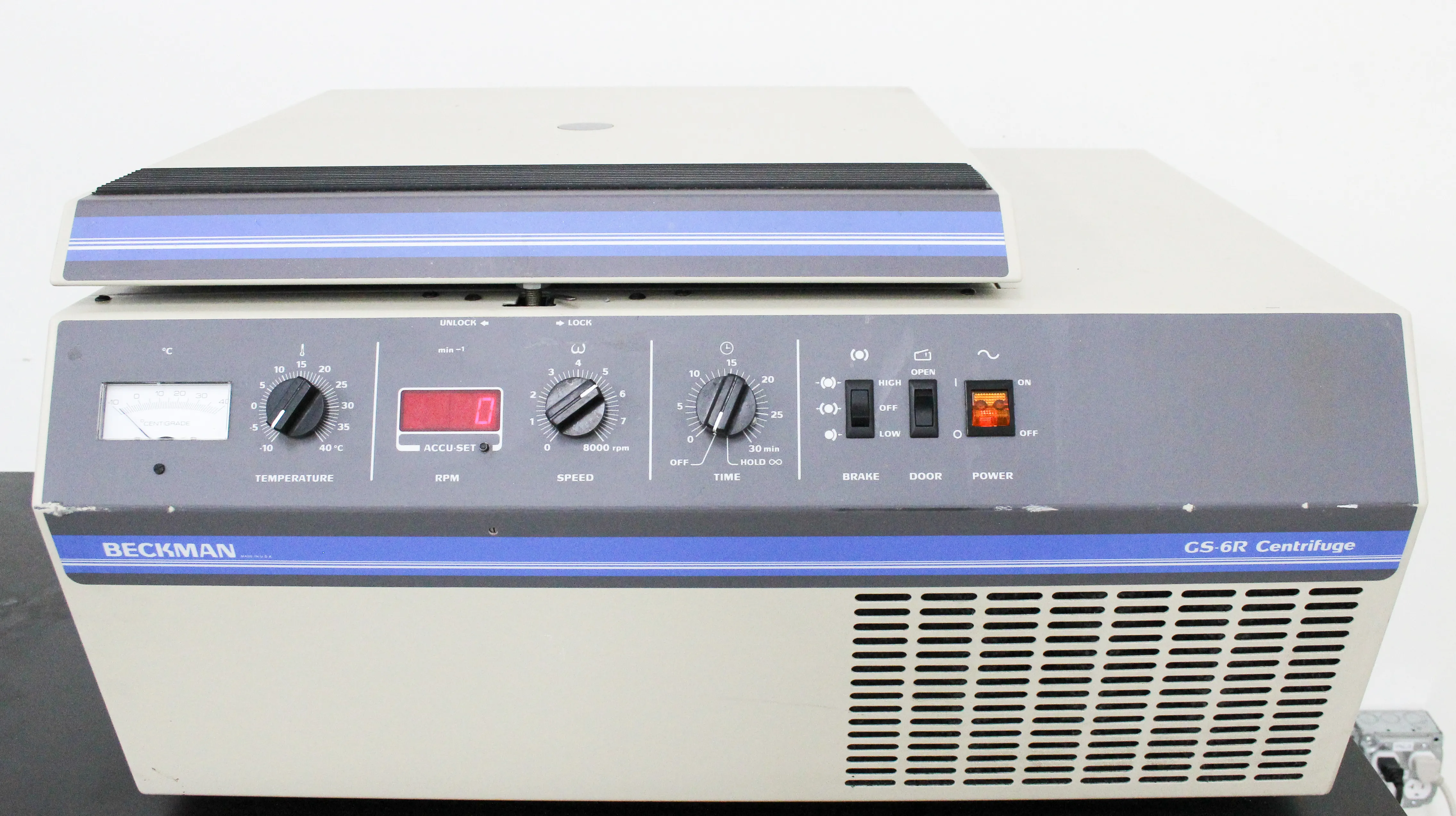 Beckman Refrigerated Benchtop Centrifuge Model GS-6R - Used