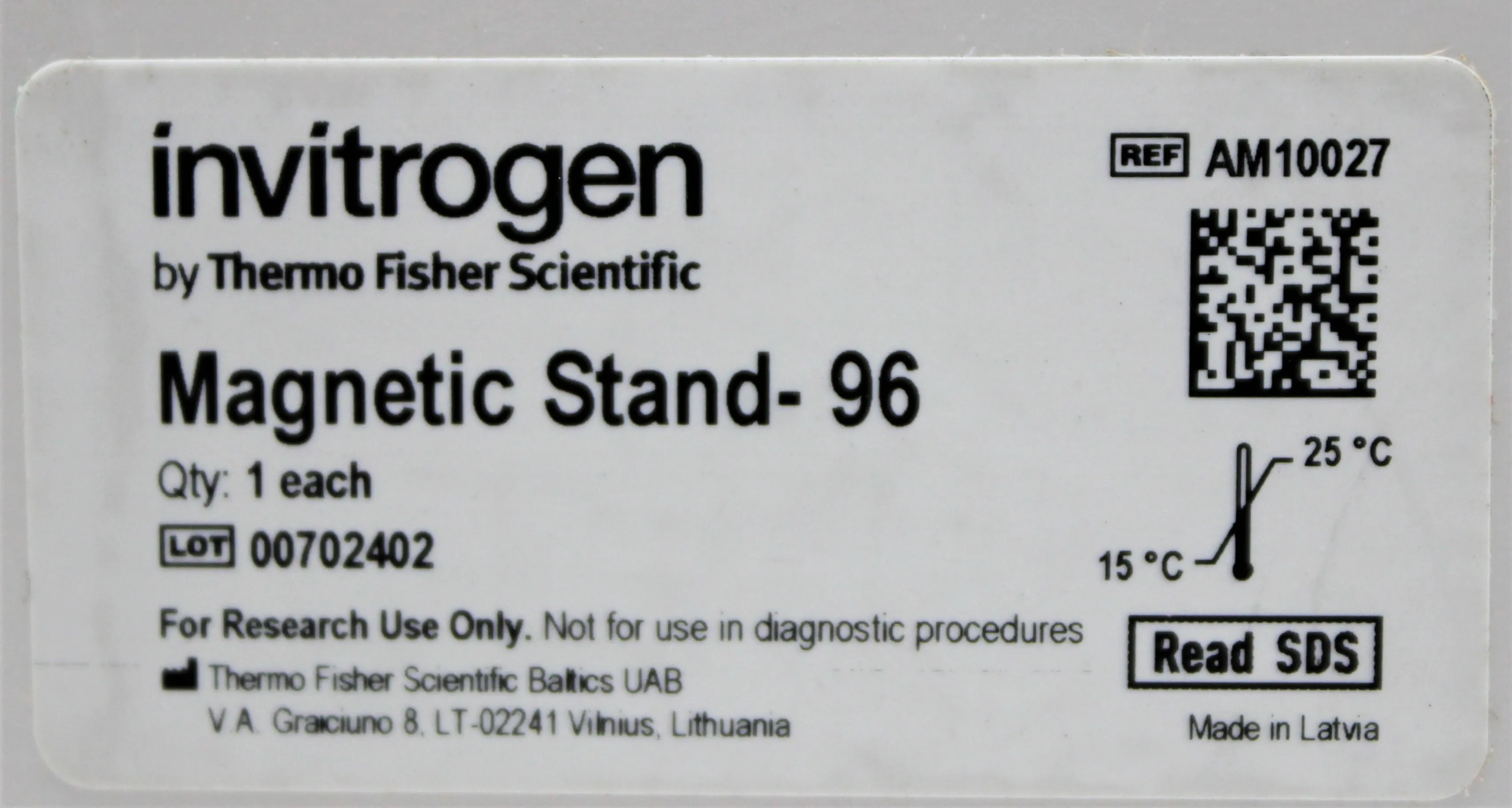 Invitrogen AM10027 Magnetic Stand-96 Laboratory Accessory