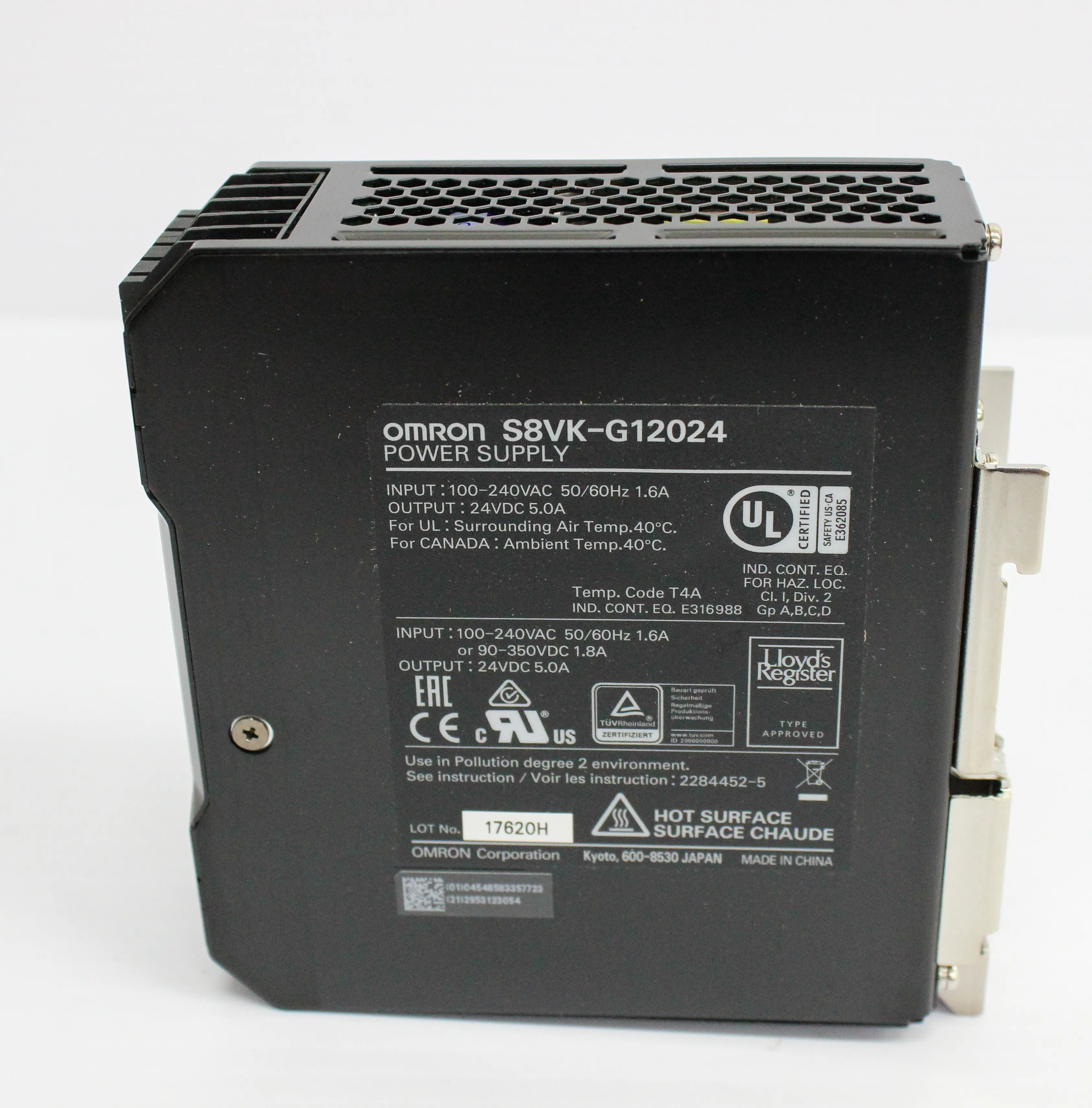 Omron S8VK-G12024 Switch Mode Power Supply 120V/220V 50Hz/60Hz