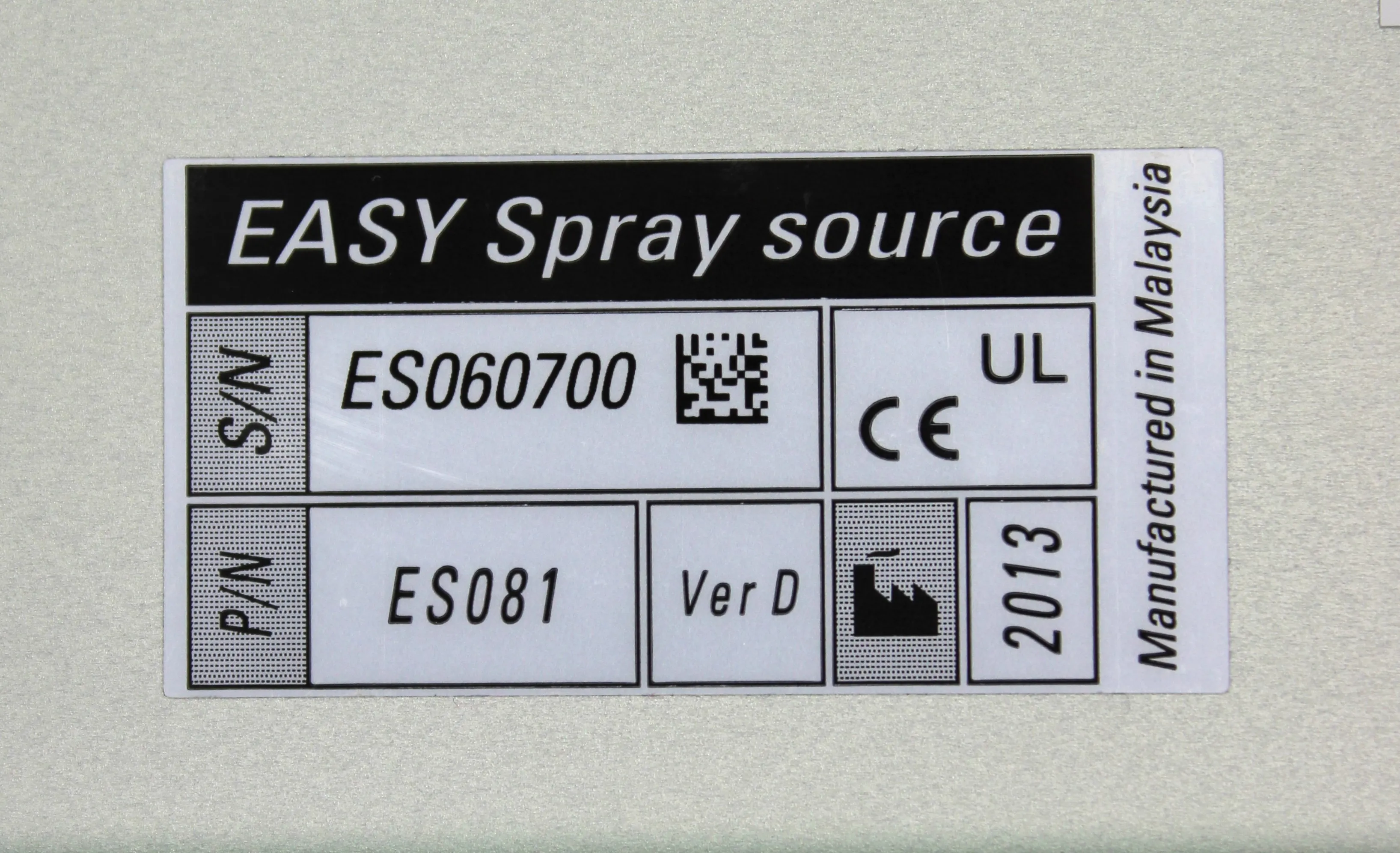 Thermo Scientific EASY-Spray Source ES081 Ver D