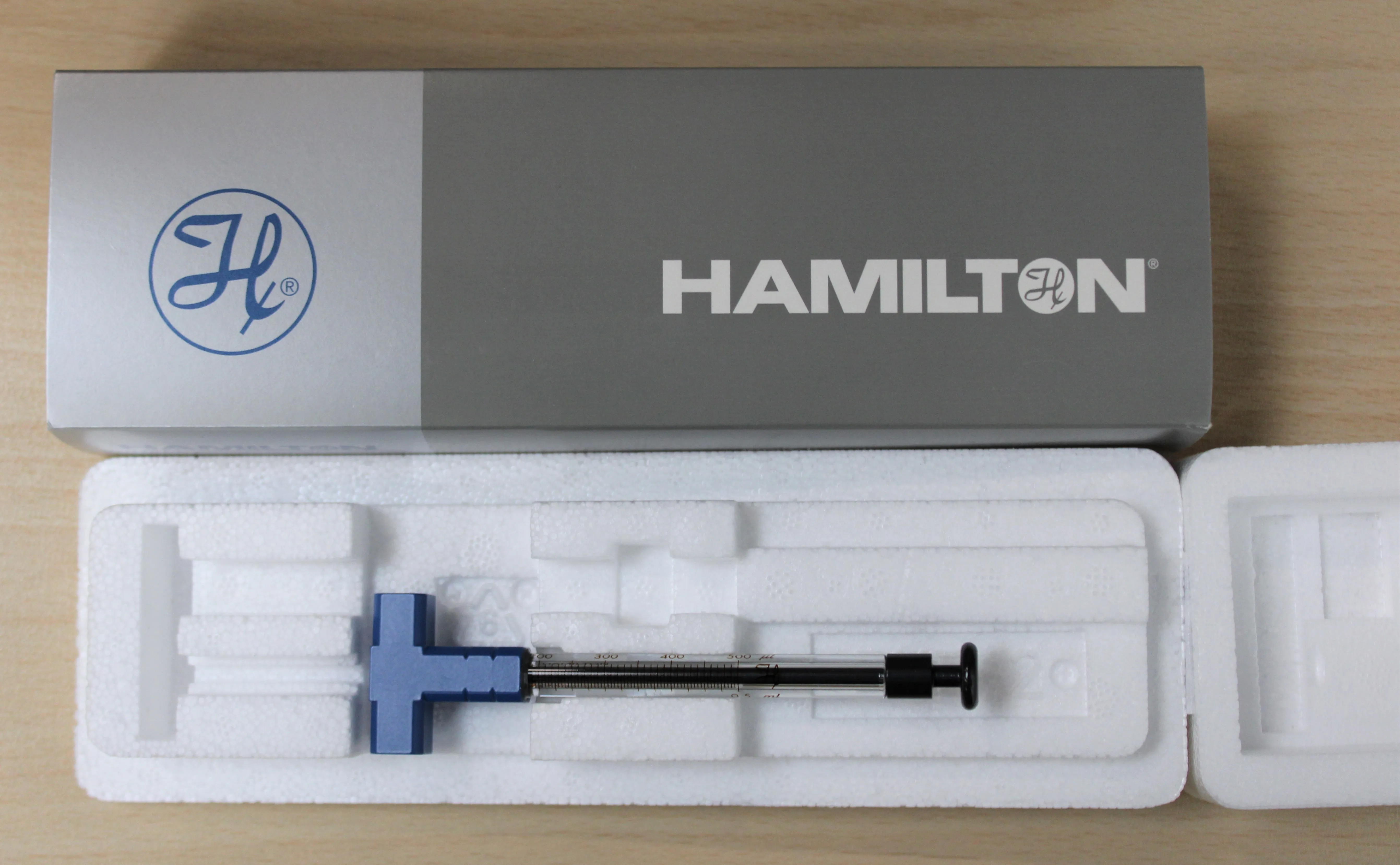 Hamilton SYR 500 uL 1750 blue Kone THEERMO P/N:208828/01 Accessory HPLC / FPLC / GC / CE