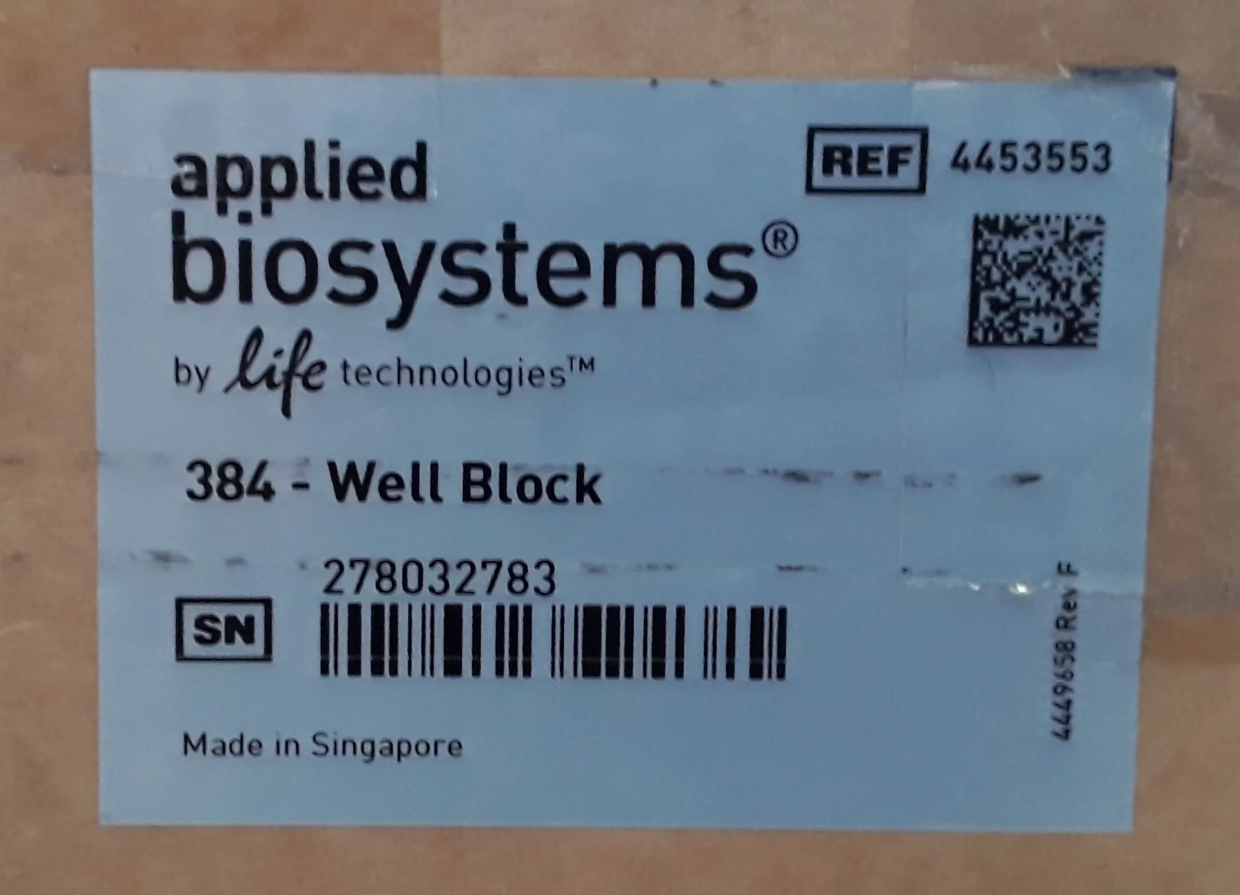 Applied Biosystems ViiA 7 System 384-Well Sample Block