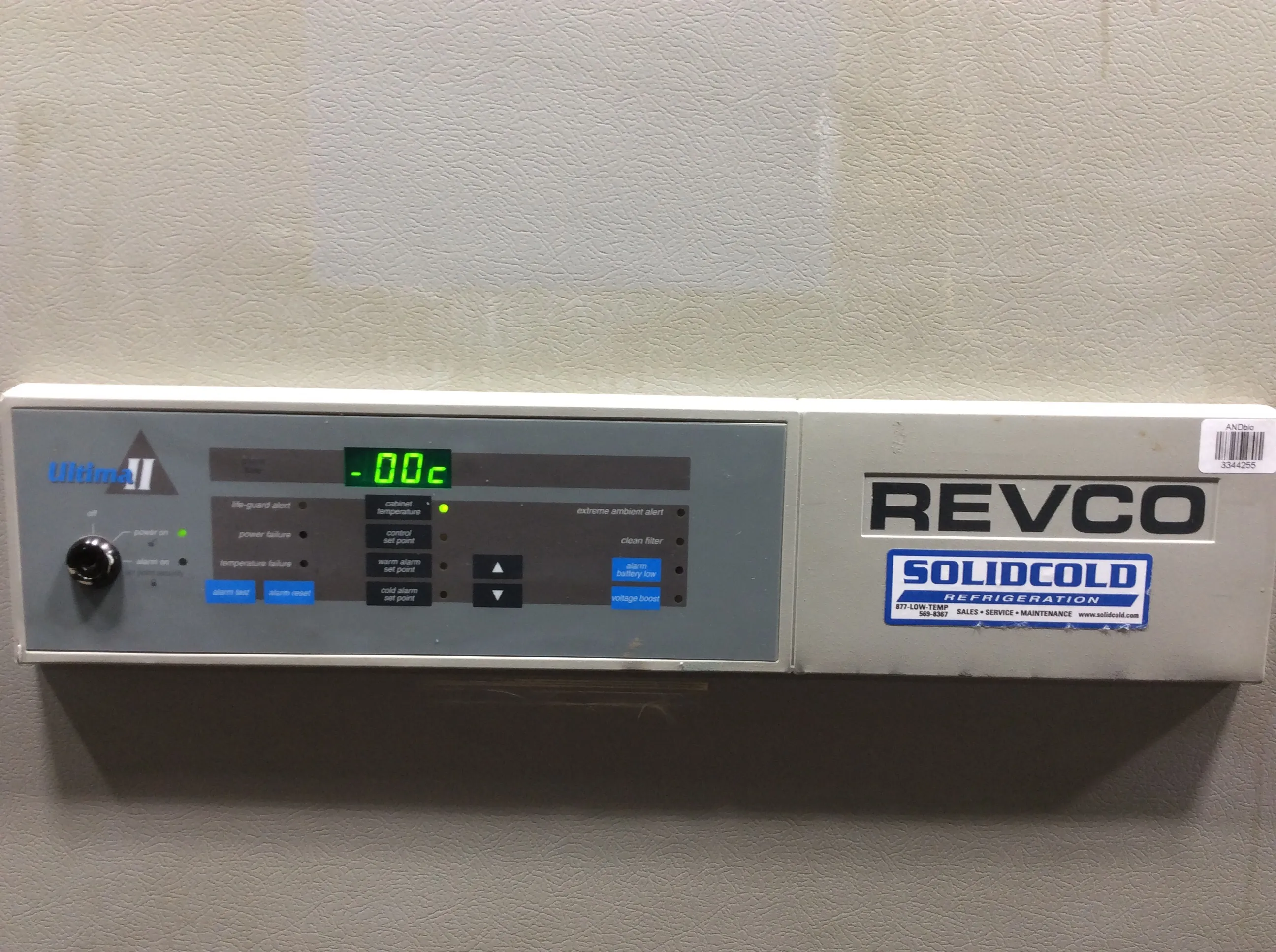 Revco ULT2586-9A-34 Ultima II Ultra-low Temperature Freezer-80