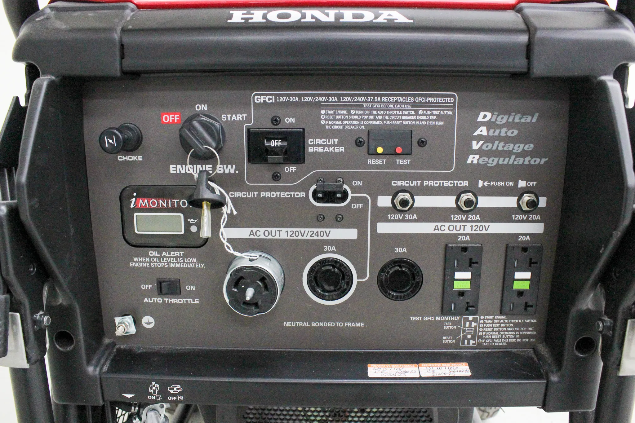 Honda EB10000 Industrial Portable Generator 120/240V - 10,000 Watts