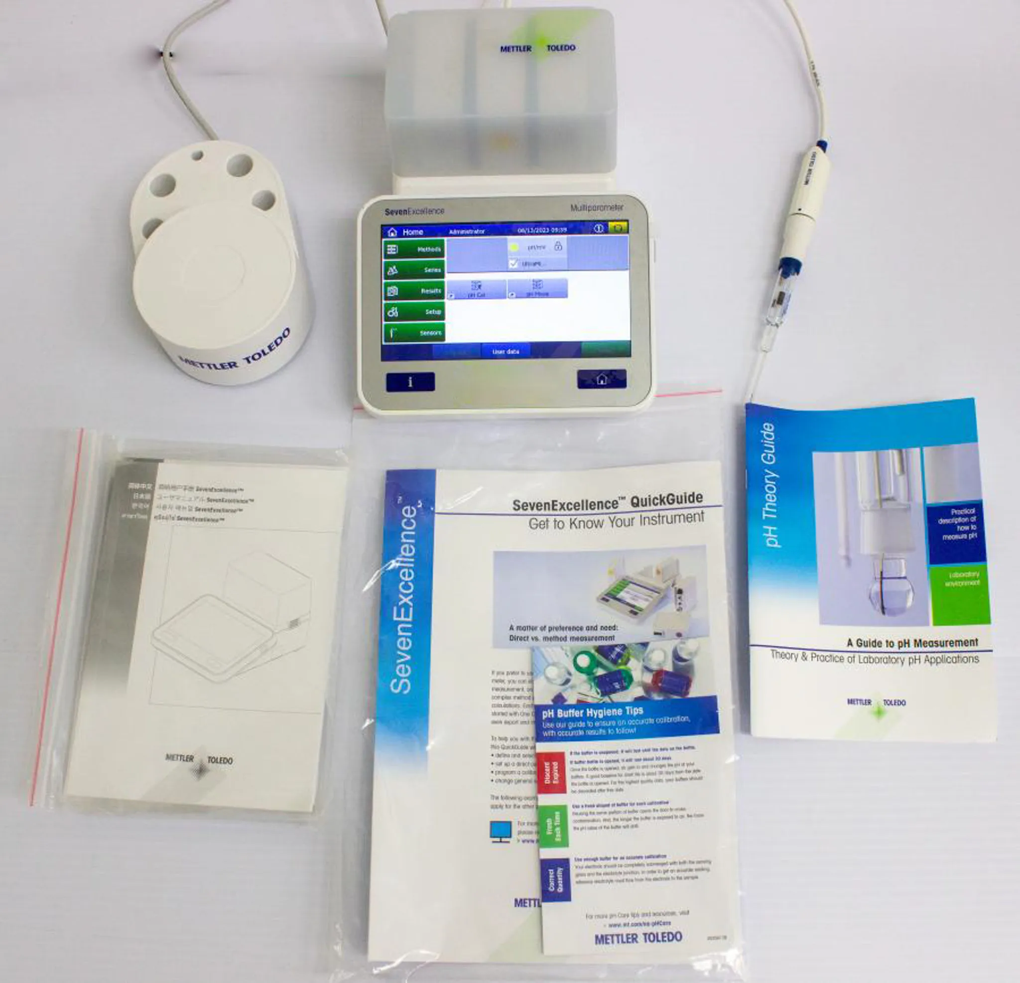 Mettler Toledo SevenExcellence S400 - Used pH Meter with Magnetic Stirrer