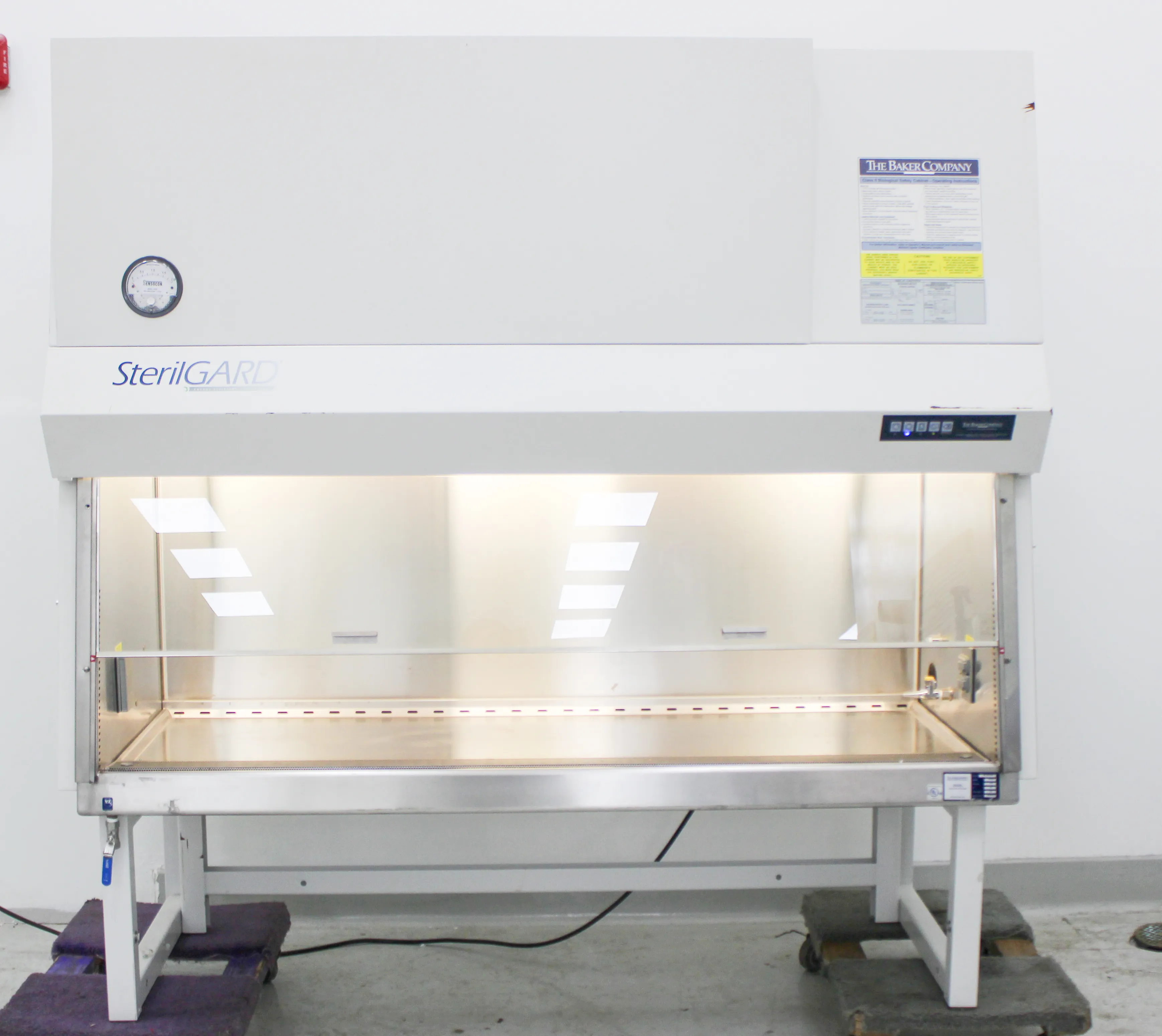 The Baker Sterilgard SG603 Class II Biosafety Cabinet SG 603A-HE Biosafety Cabinet