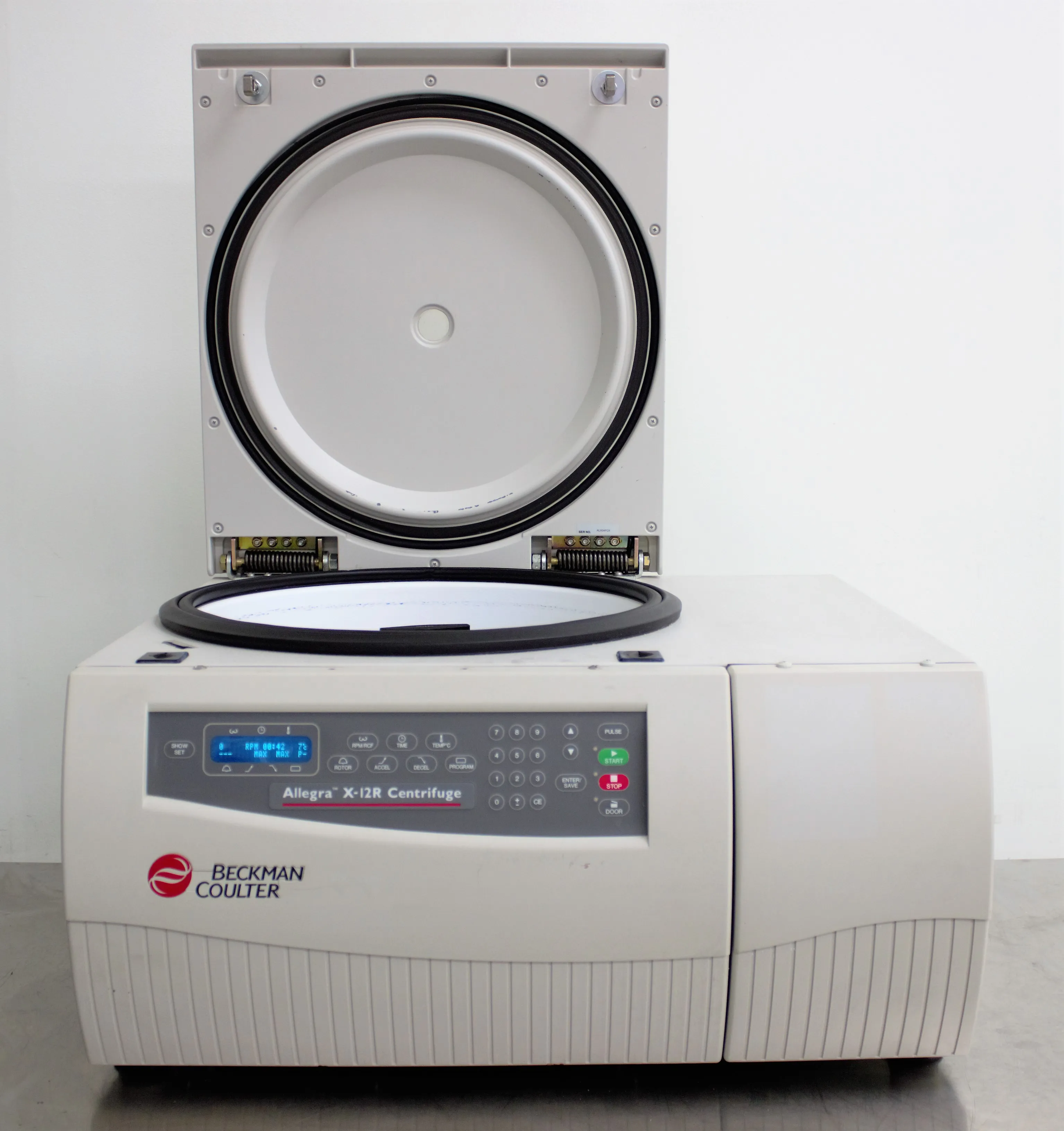 Beckman Coulter Allegra Centrifuge X12R Refrigerated Benchtop Centrifuge with SX4750 Swinging-Bucket Rotor