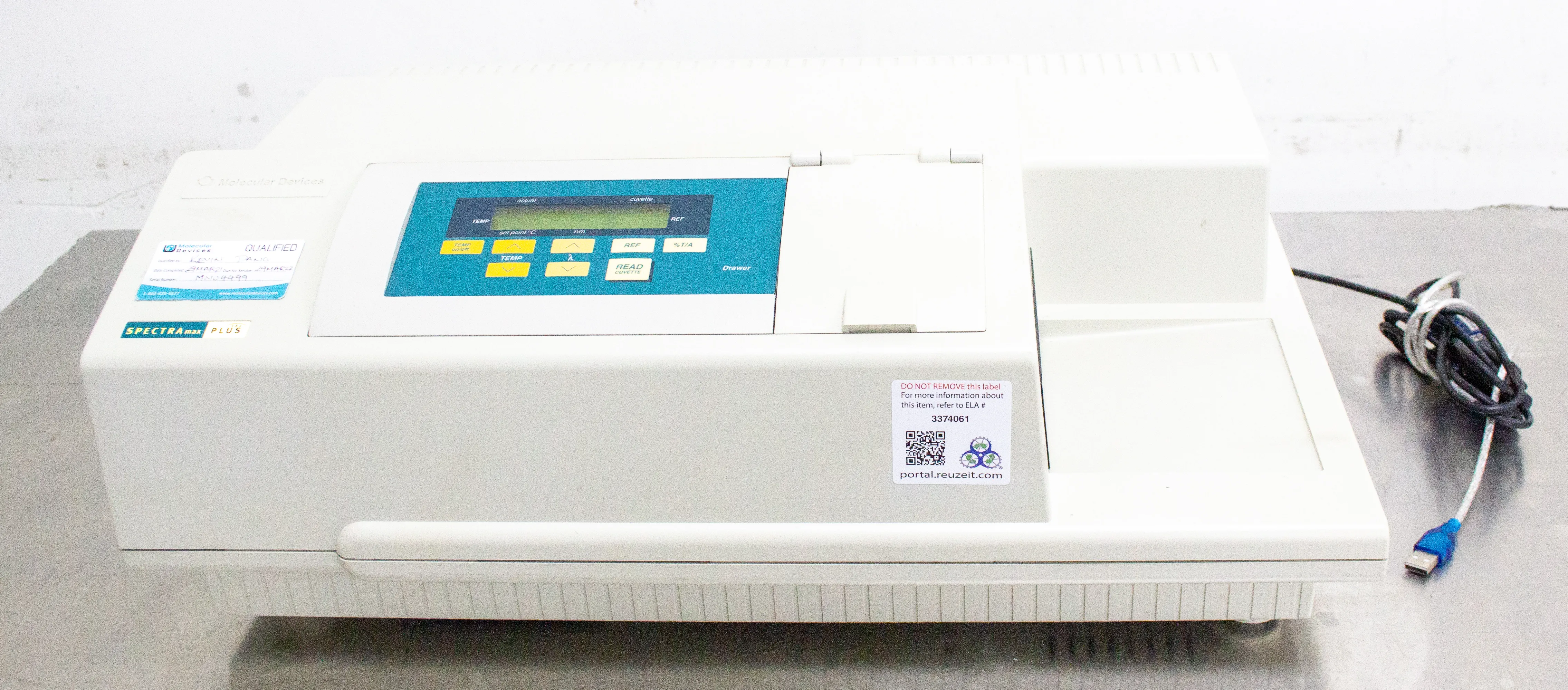 Molecular Devices SpectraMax Plus 384 UV-Visible Absorbance Micro Plate Reader