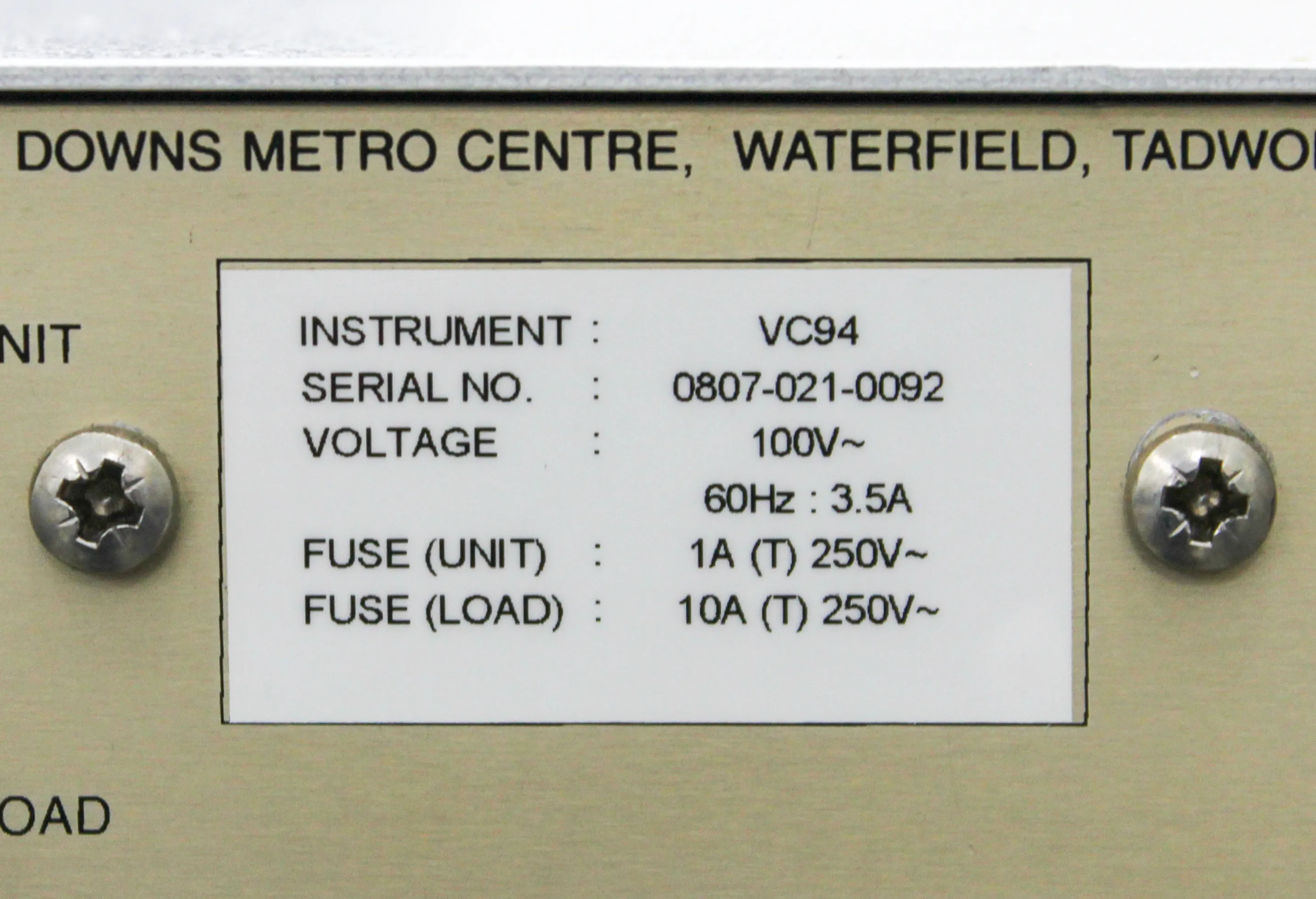 Linkam Scientific VC94 Vacuum Controller