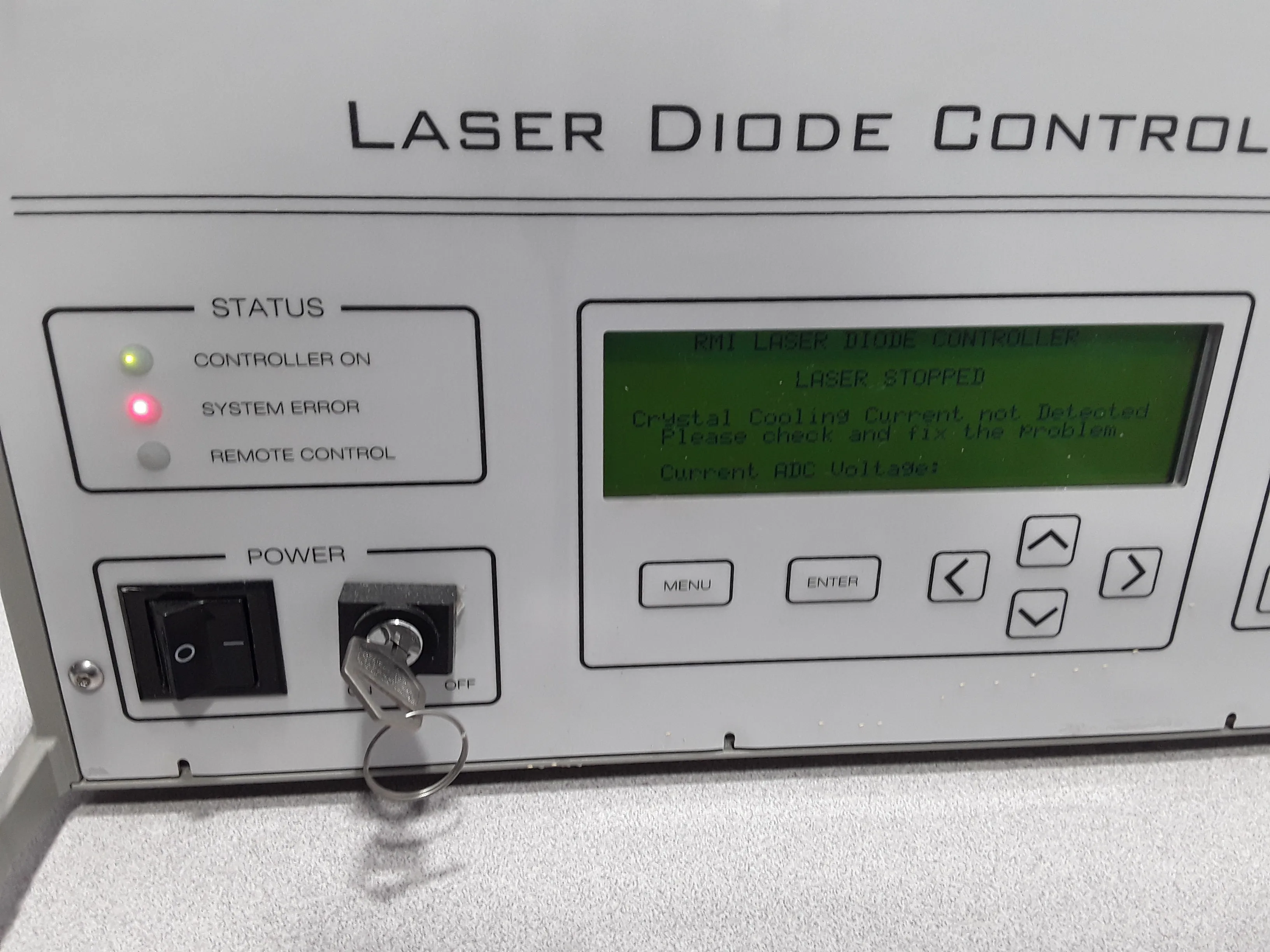 RMI Laser Diode Controller M/N:F-00306QSCE - Used Laboratory Equipment