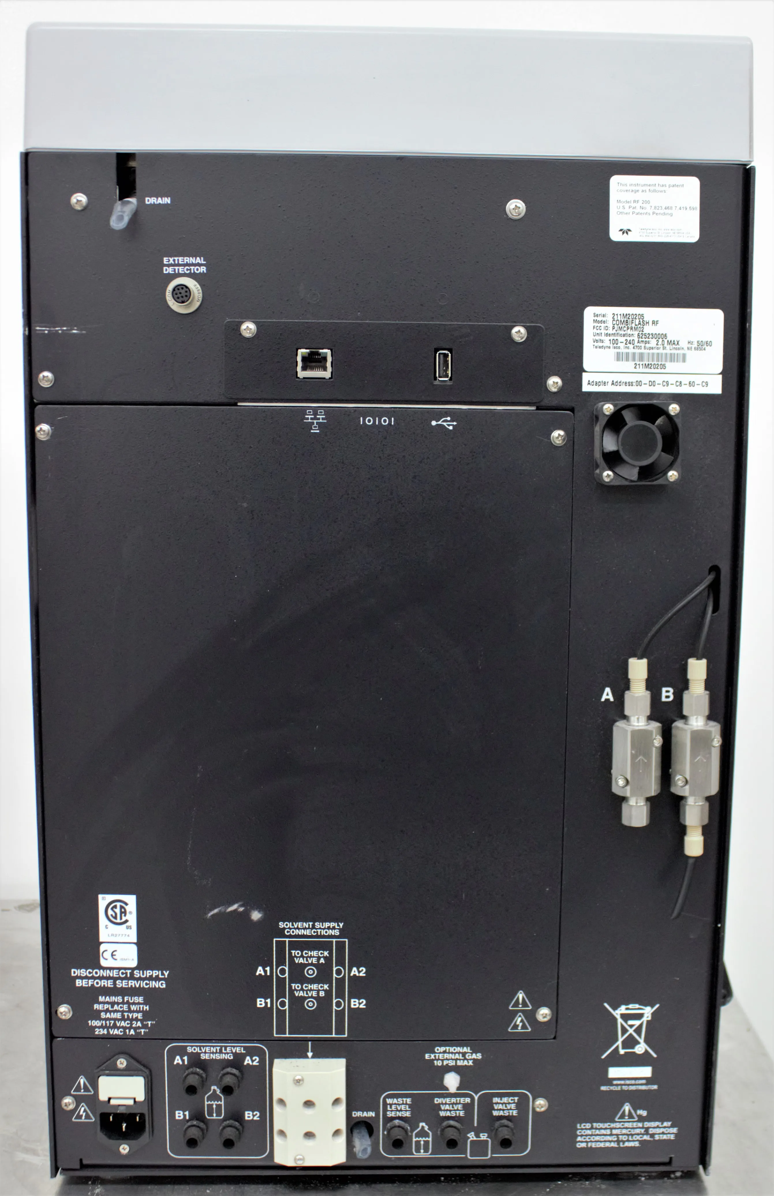 Teledyne ISCO CombiFlash RF 200 Automated Flash Chromatography System