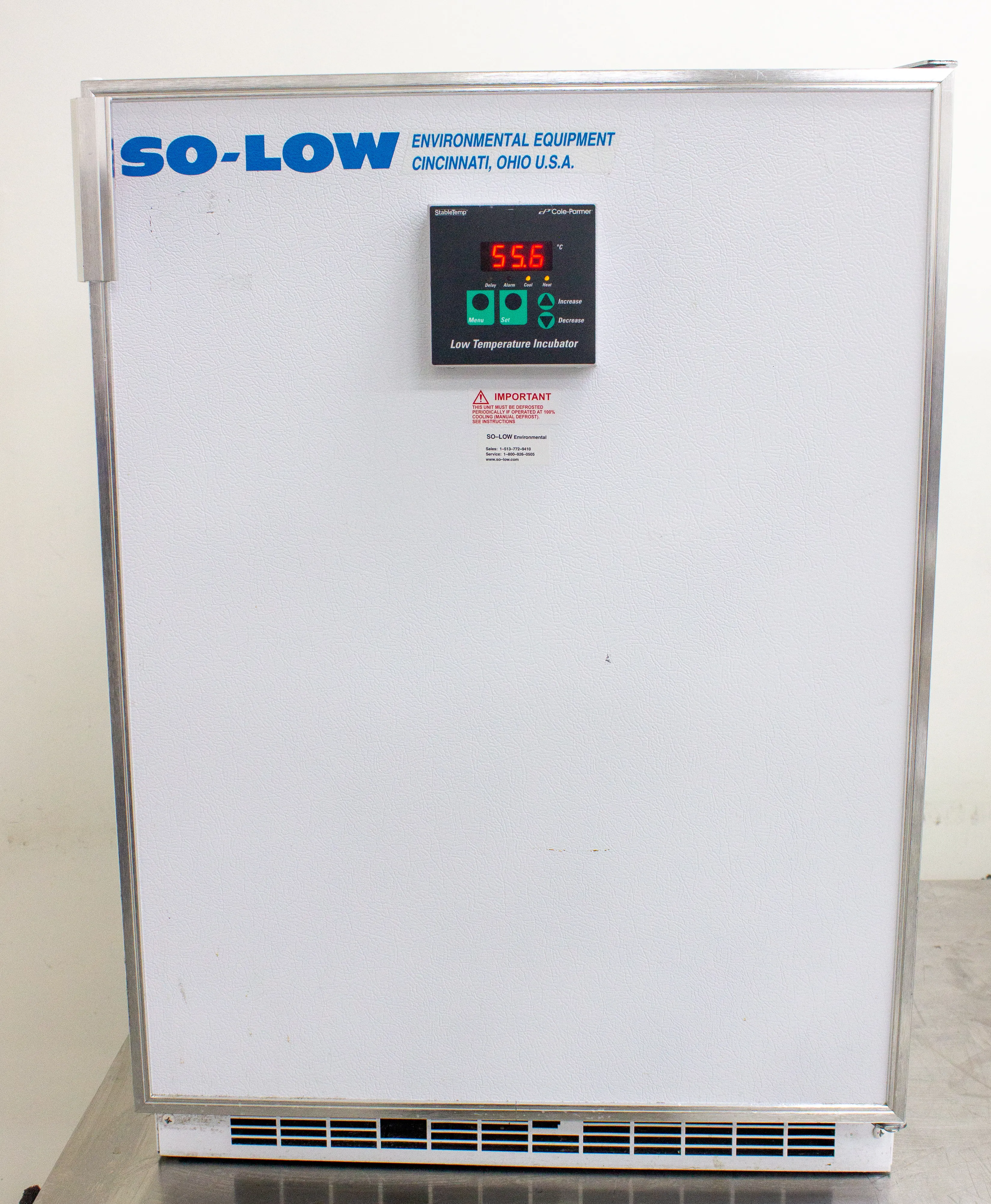 So-Low Model RI10-6A Refrigerated Incubator Low Temperature Incubator