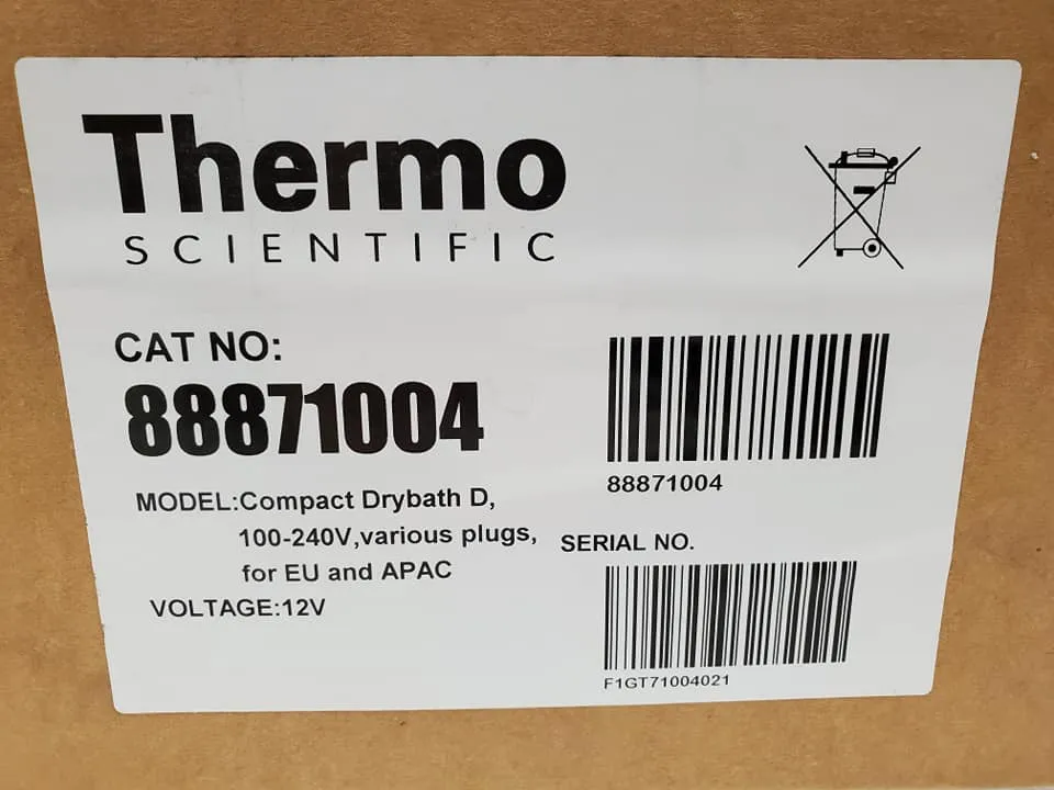 Thermo Scientific Compact Heating Dry Bath Incubator 88871004: Class 1 New other (see details)