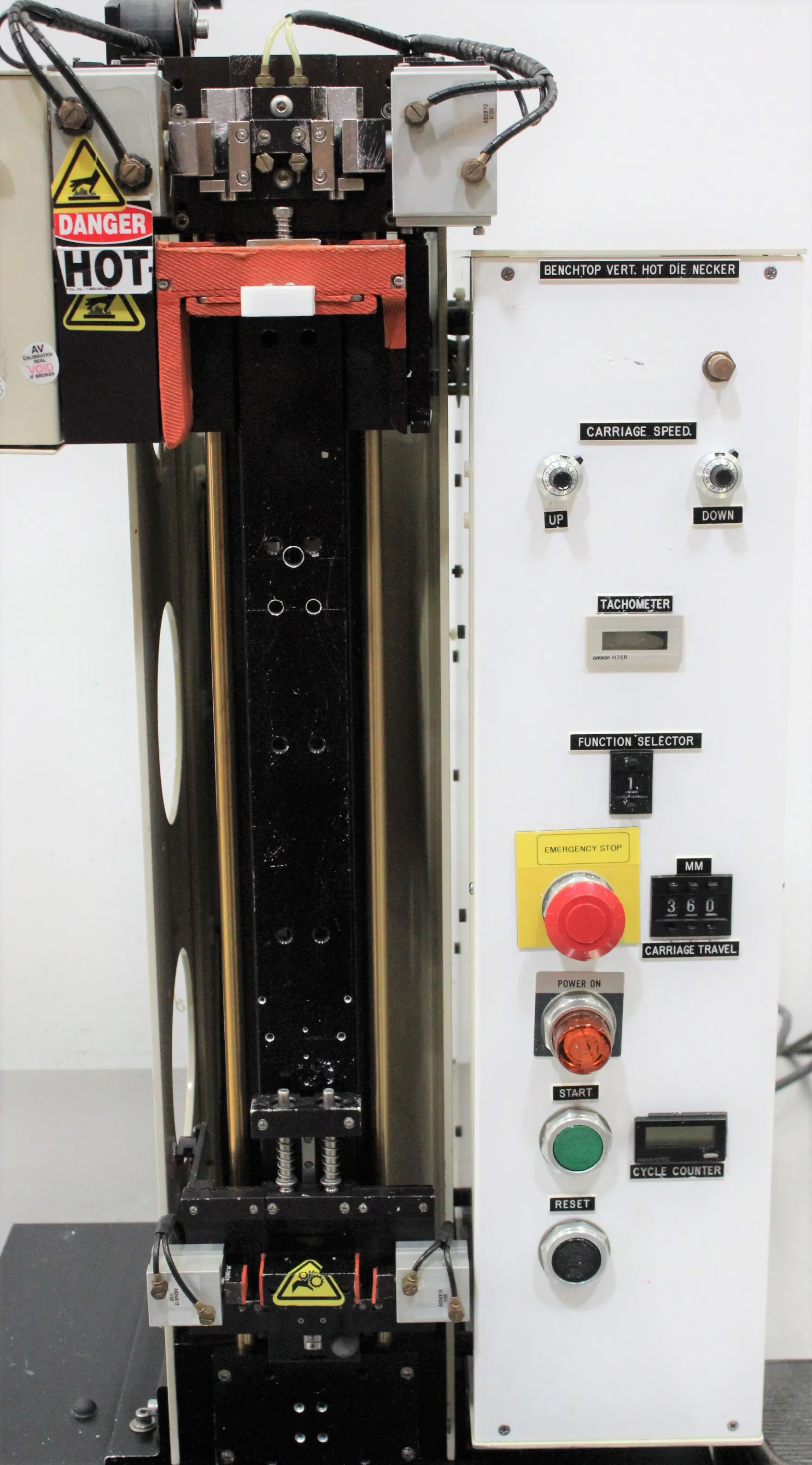 Custom Vertical Hot Die Necker - Laboratory Equipment