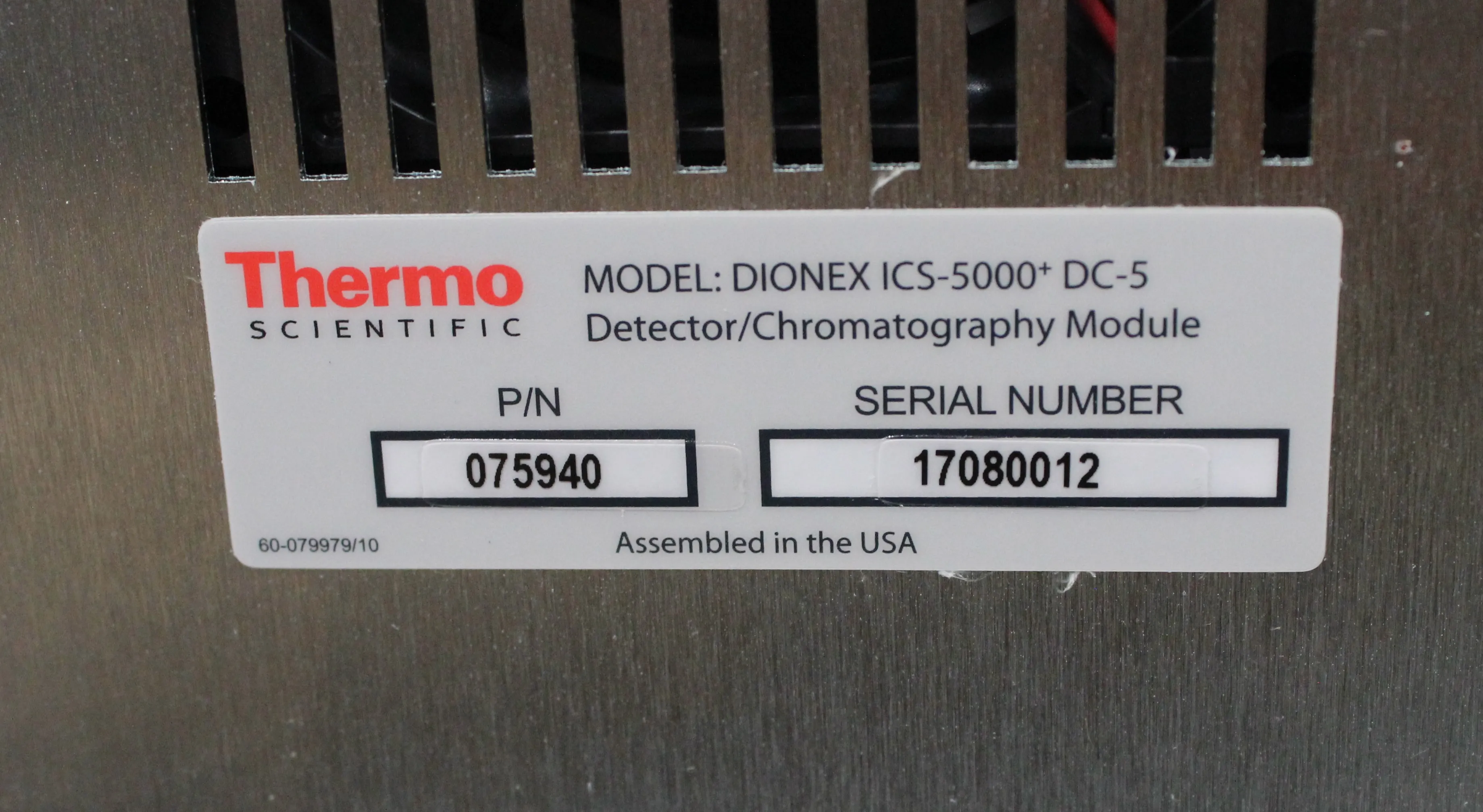 Thermo Scientific Dionex ICS-5000+DC-5 Detector/Chromatography Compartment