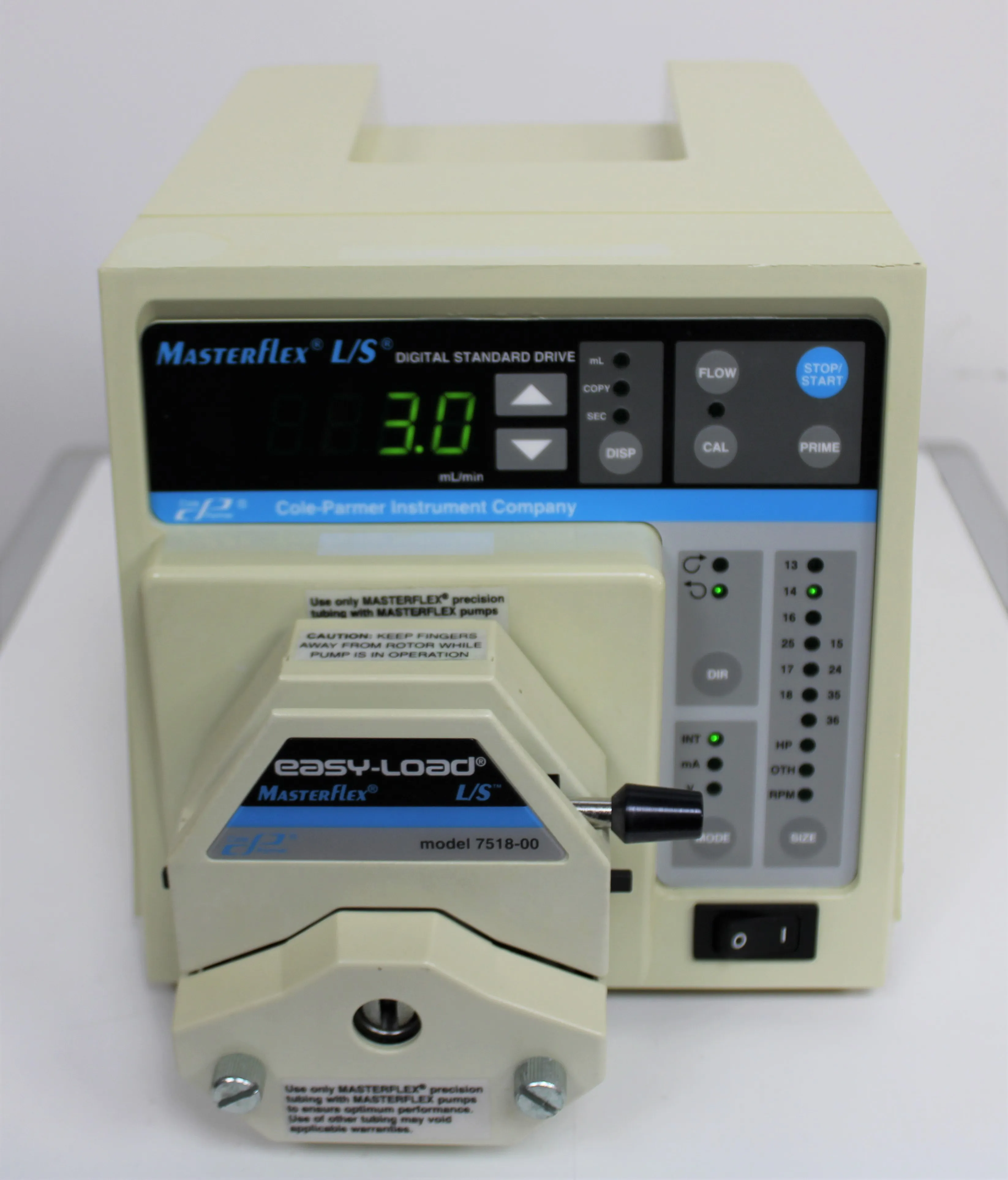 Masterflex L/S Peristaltic Pump P/N:7523-57