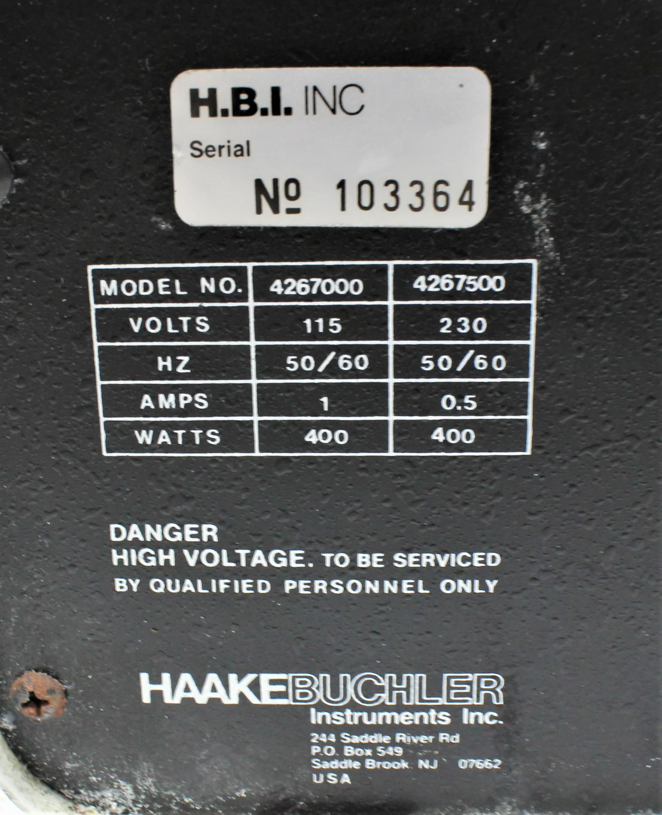 Haake Buchler MCP2500 (4267000) Peristaltic Pump